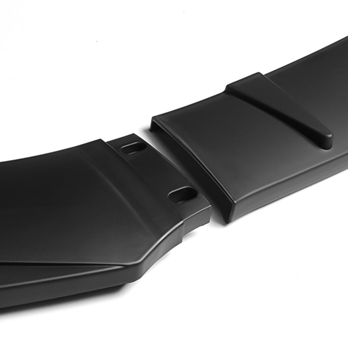 LIP FRONTAL UNIVERSAL - 68" X 5" - REQUIRES DRILLING BUMPER FOR INSTALLATION - 3PC - MATTE BLACK