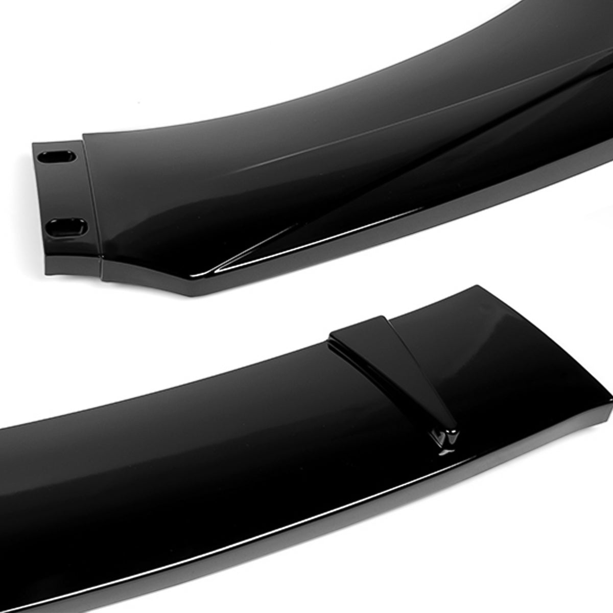 LIP FRONTAL UNIVERSAL - 68" X 5" - REQUIRES DRILLING BUMPER FOR INSTALLATION - 3PC - PAINTED GLOSS BLACK