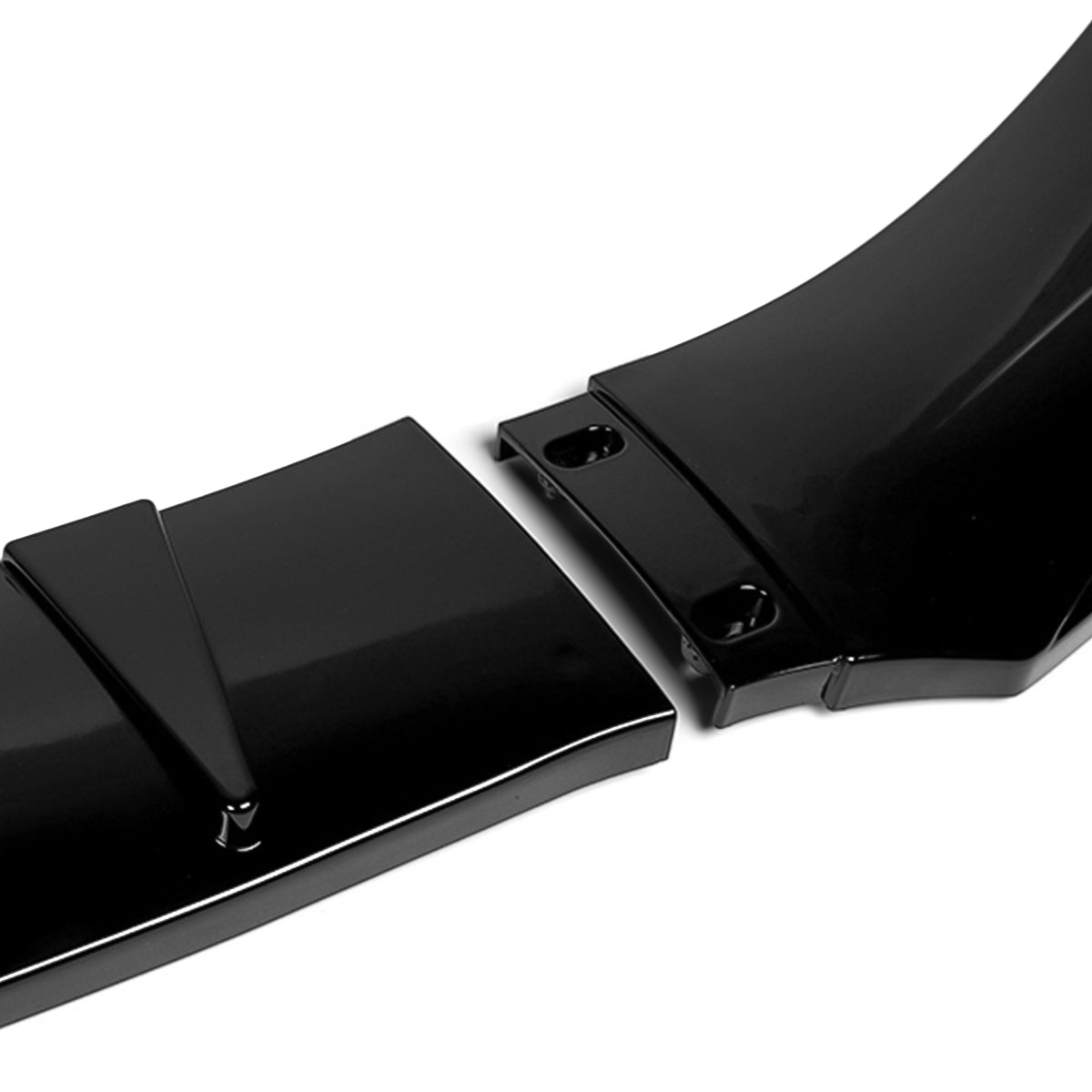 LIP FRONTAL UNIVERSAL - 68" X 5" - REQUIRES DRILLING BUMPER FOR INSTALLATION - 3PC - PAINTED GLOSS BLACK