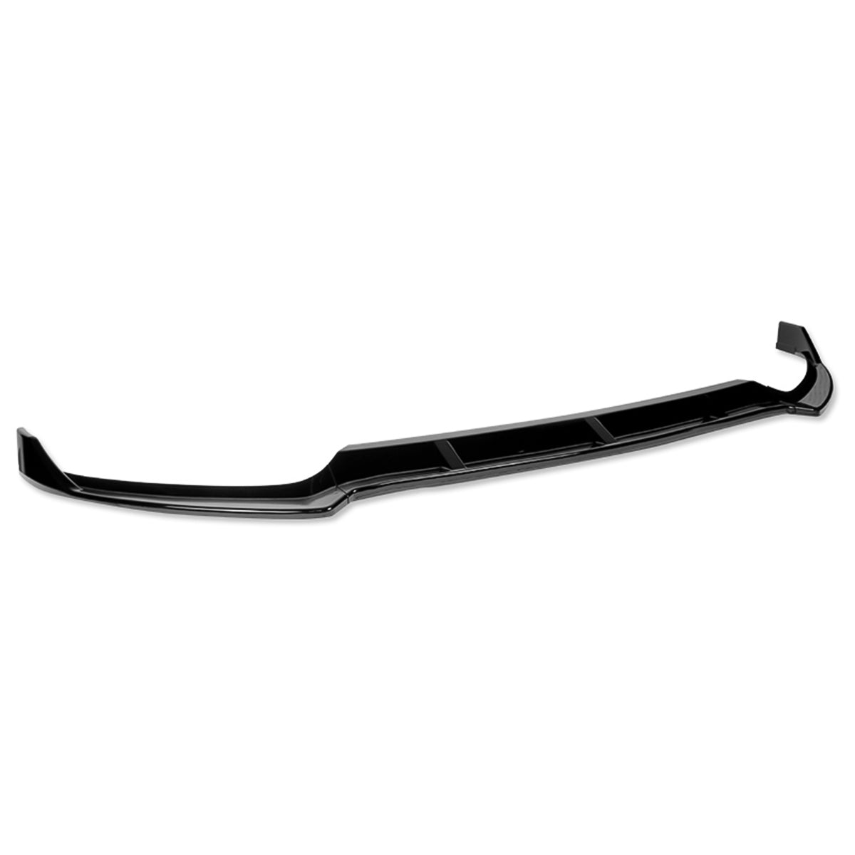 LIP FRONTAL 15 MERCEDES BENZ C400 / 15-18 W205 SPORT, C63 AMG, C180, C200, C250, C300, C350 / 2016 C450 AMG / 16-18 C350E / 17-18 C400 - REQUIRES DRILLING BUMPER FOR INSTALLATION - 3PC - PAINTED GLOSS BLACK