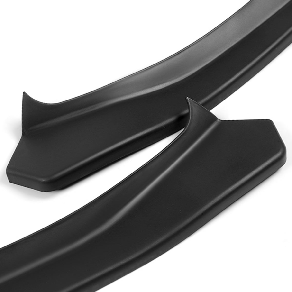 LIP FRONTAL 19 MERCEDES BENZ C180 / 19-20 C-CLASS W205, C43 AMG, C63 AMG, C200, C300 - REQUIRES DRILLING BUMPER FOR INSTALLATION - 3PC - MATTE BLACK