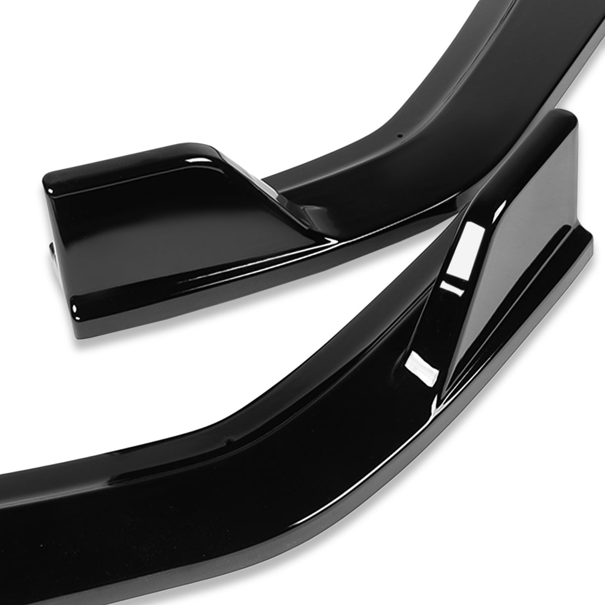 LIP FRONTAL 12 HONDA CIVIC 4DR - REQUIRES DRILLING BUMPER FOR INSTALLATION - 3PC - PAINTED GLOSS BLACK