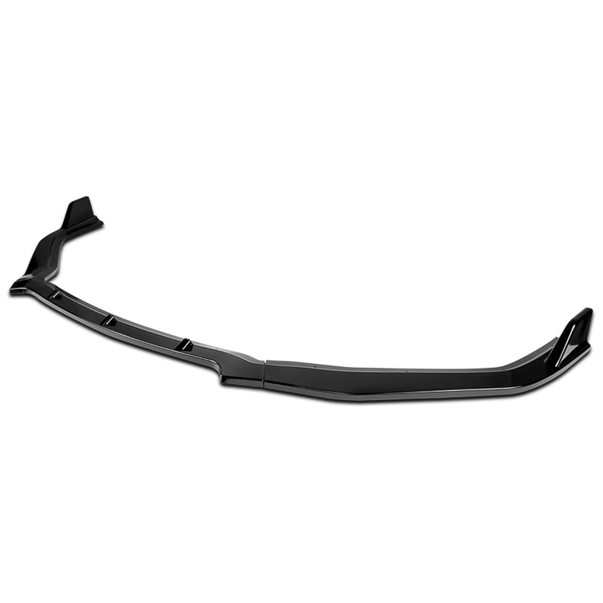 LIP FRONTAL 12 HONDA CIVIC 4DR - REQUIRES DRILLING BUMPER FOR INSTALLATION - 3PC - PAINTED GLOSS BLACK