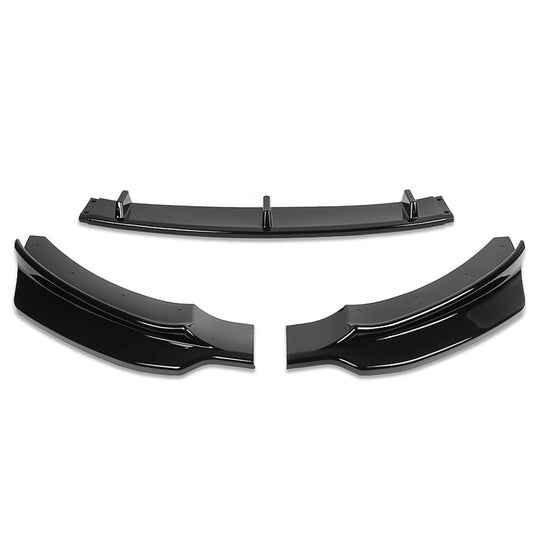 LIP FRONTAL 14-16 BMW 428I / 15-16 428I GRAN COUPE / 17-19 430I / 18-19 430I GRAN COUPE - FITS SPORT, M-SPORT MODEL ONLY - REQUIRES DRILLING BUMPER FOR INSTALLATION - 3PC - PAINTED GLOSS BLACK
