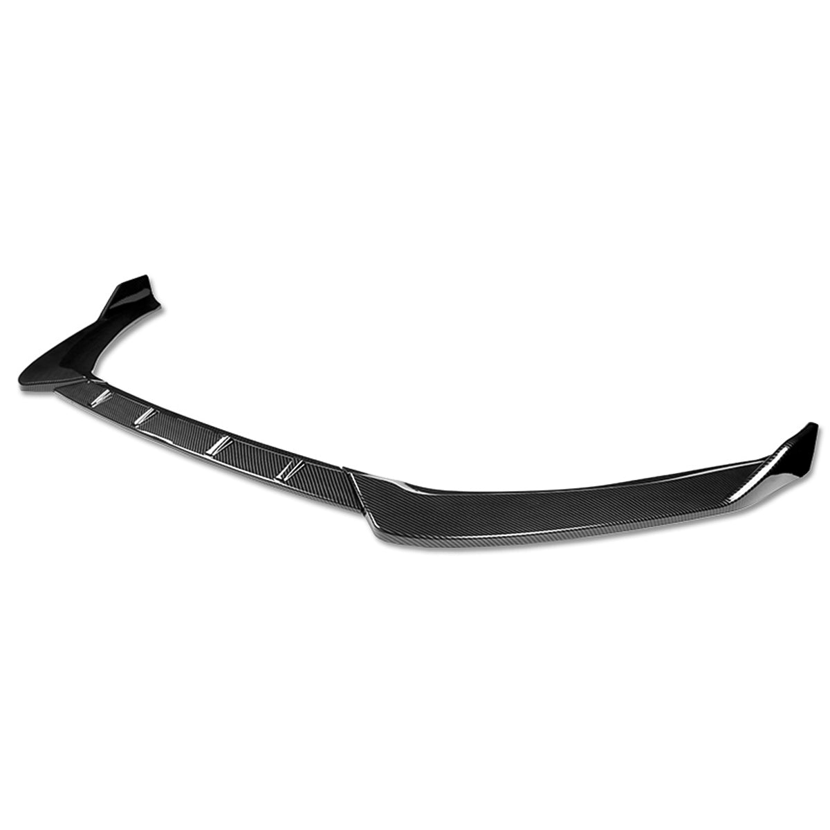 LIP FRONTAL 17-18 FORD FUSION - REQUIRES DRILLING BUMPER FOR INSTALLATION - 3PC - CARBON FIBER LOOK