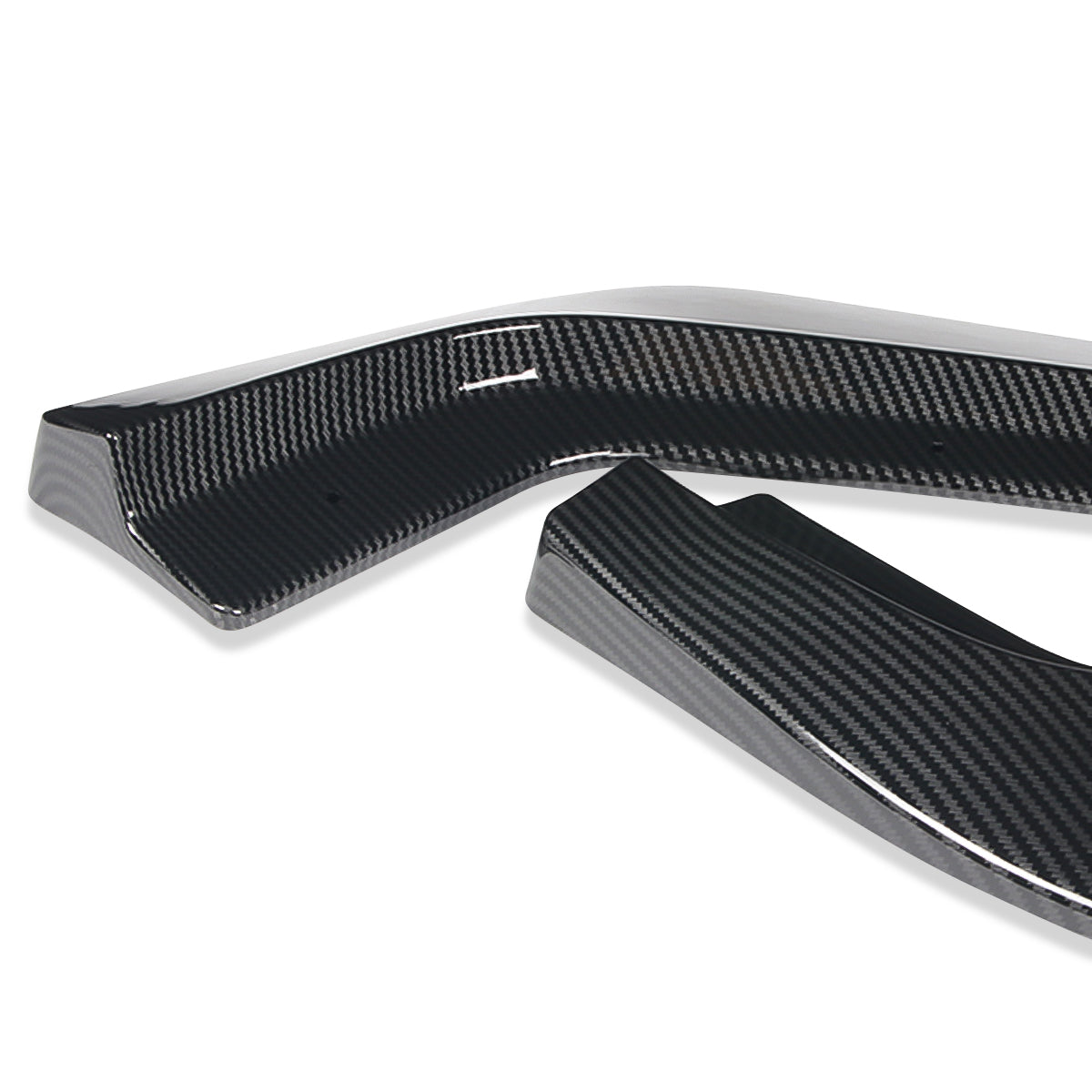 LIP FRONTAL 13-16 SUBARU BRZ - REQUIRES DRILLING BUMPER FOR INSTALLATION - 3PC - CARBON FIBER LOOK
