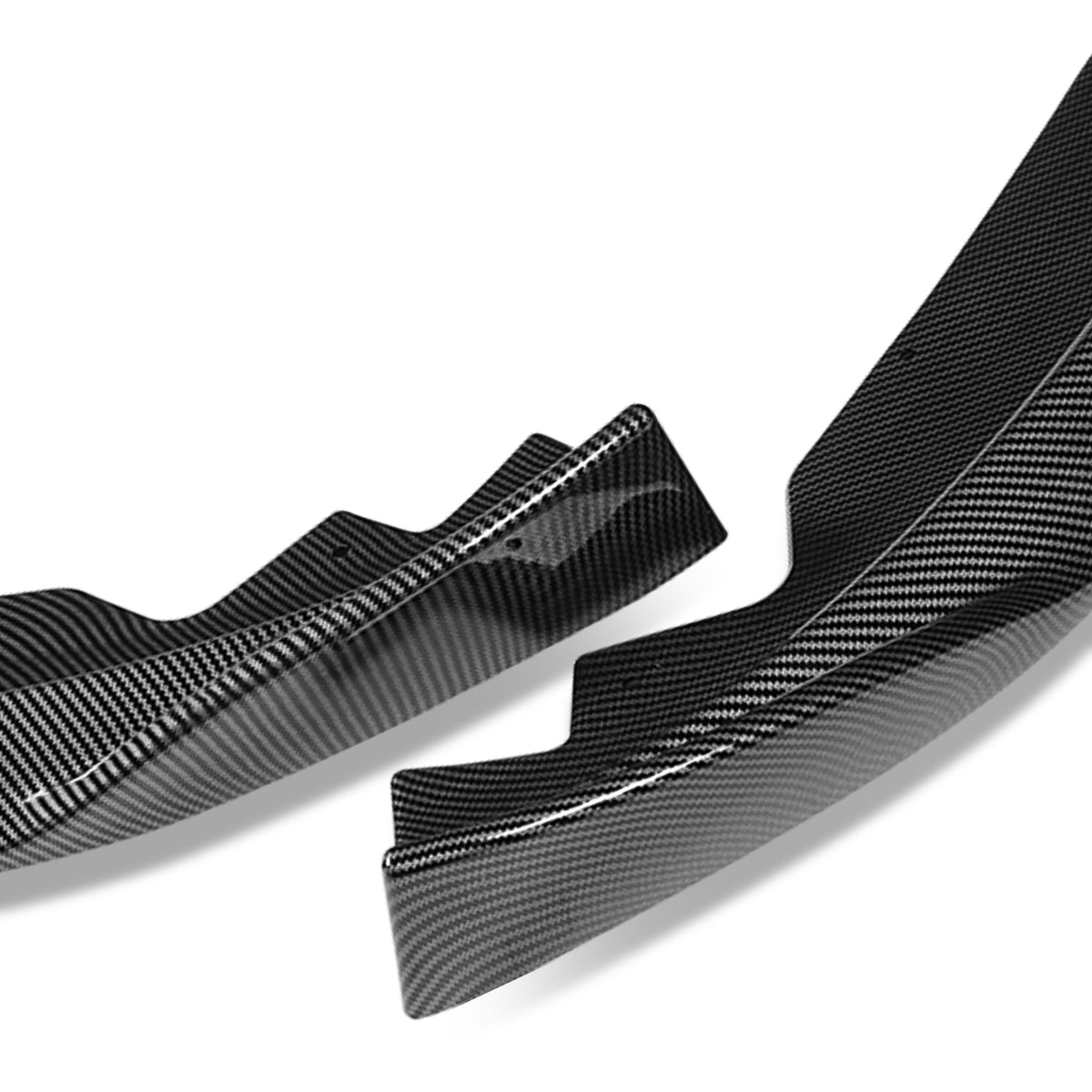 LIP FRONTAL 15-18 CADILLAC ATS - REQUIRES DRILLING BUMPER FOR INSTALLATION - 3PC - CARBON FIBER LOOK