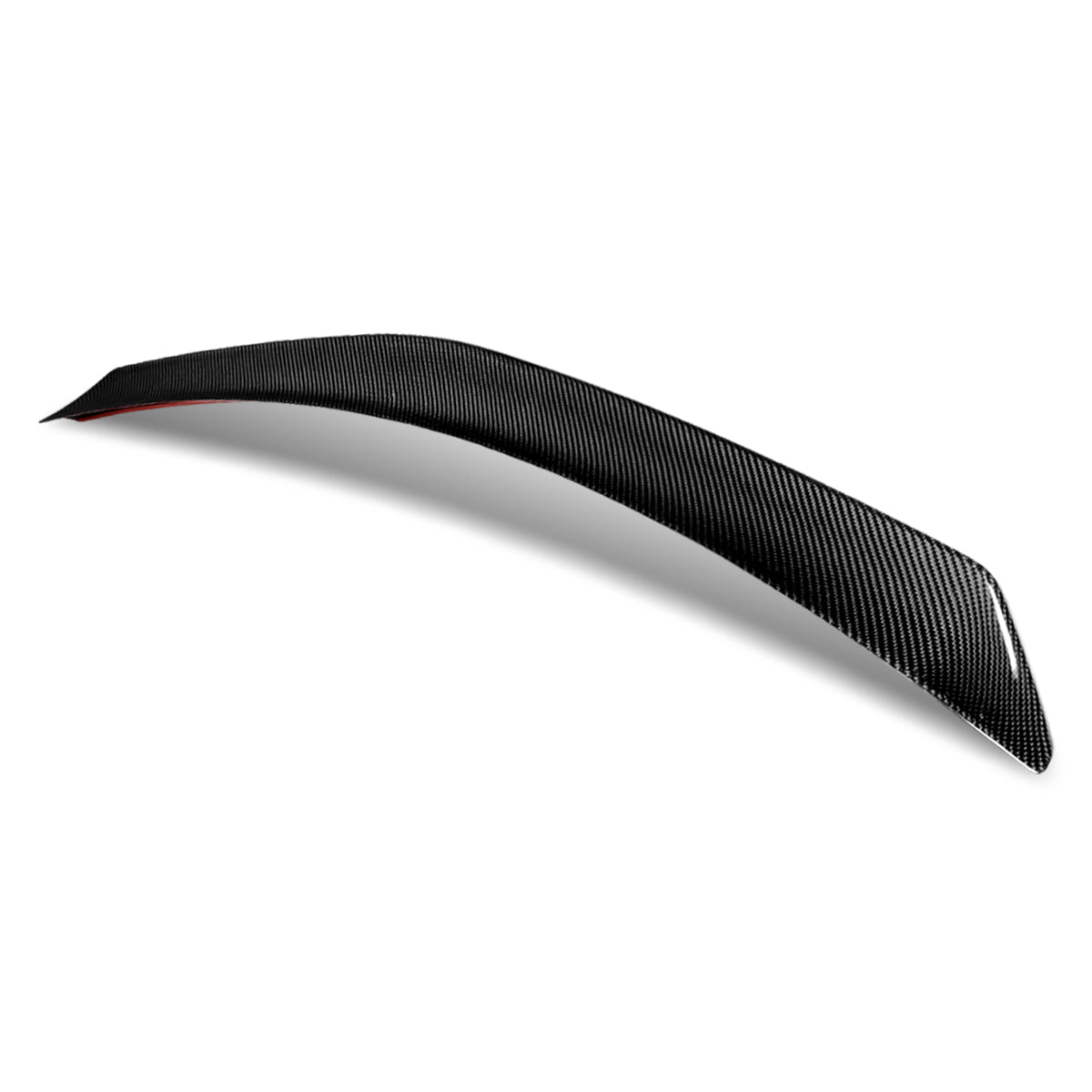 SPOILER CAR TRUNK SPOILER - 10-16 MERCEDES-BENZ E63 AMG / 12-16 MERCEDES-BENZ E200 / 10-16 MERCEDES-BENZ E350 / 13-16 MERCEDES-BENZ E350 / 10-16 MERCEDES-BENZ E500 - FITS SEDAN MODELS - CARBON FIBER BLACK