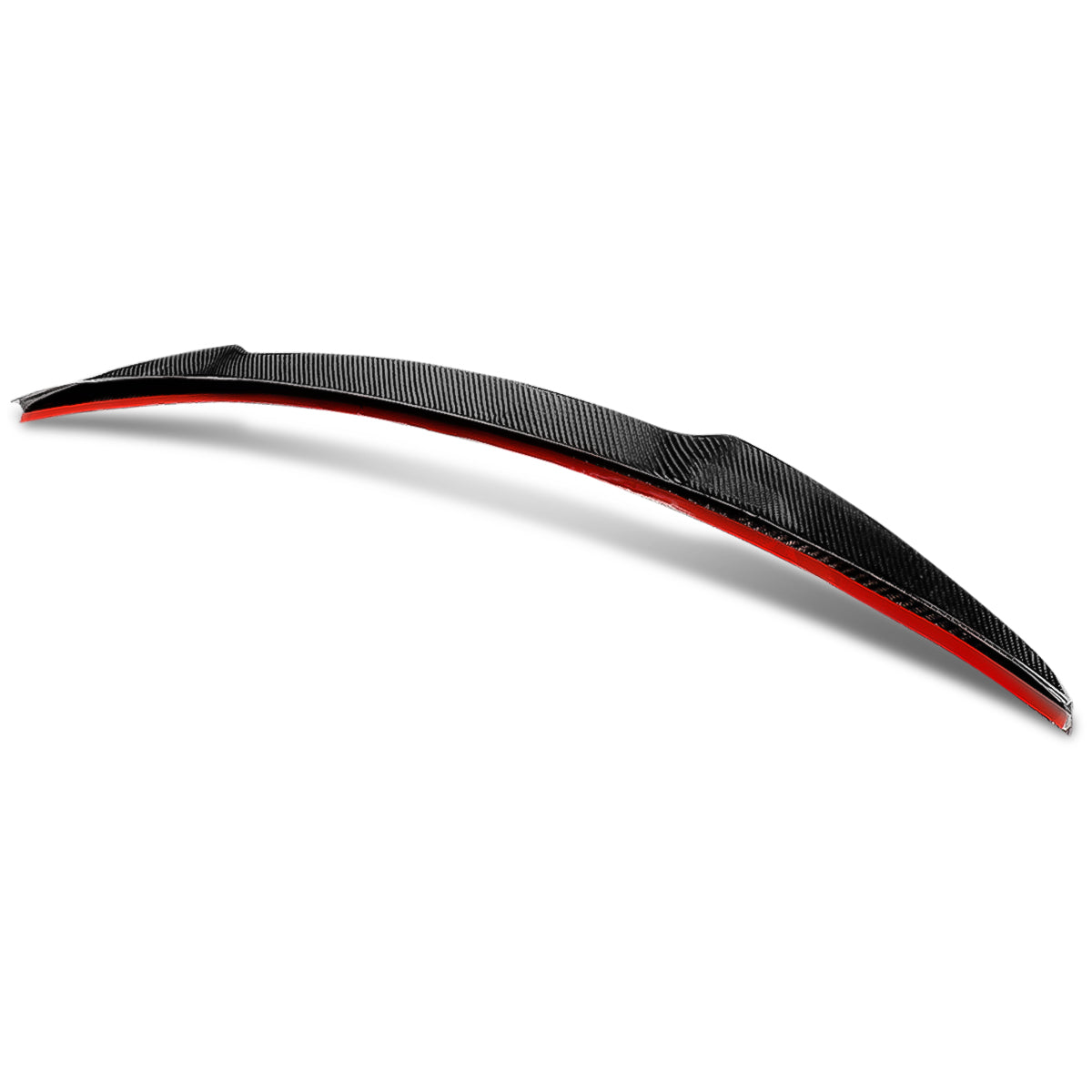 SPOILER CAR TRUNK SPOILER - 14-20 AUDI A3 / 15-20 AUDI A3 QUATTRO / 17-20 AUDI RS3 / 15-20 AUDI S3 - FITS SEDAN MODELS - CARBON FIBER BLACK