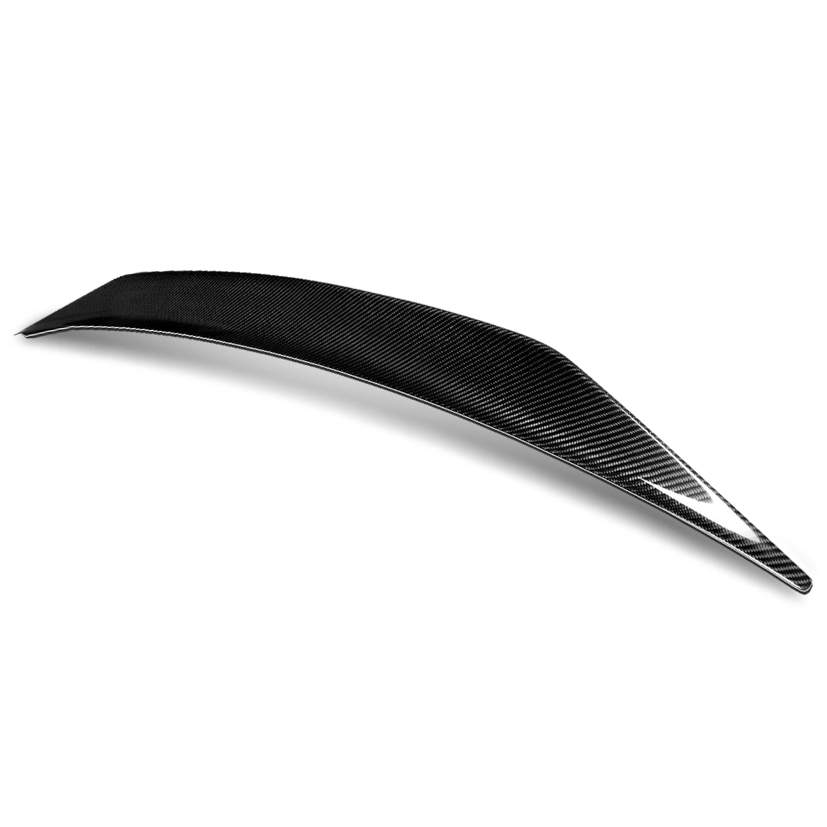 SPOILER CAR ROOF SPOILER - 17-21 AUDI A4 QUATTRO / 17-20 AUDI A4 - FITS SEDAN MODELS - CARBON FIBER BLACK