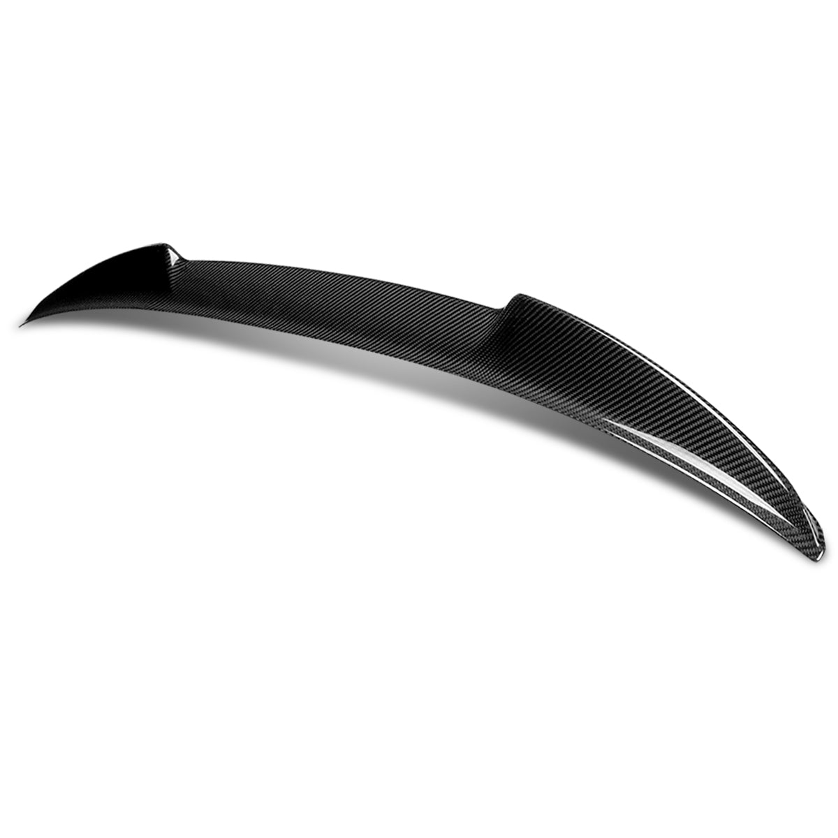 SPOILER CAR TRUNK SPOILER - 22-23 AUDI A3 / 22-23 AUDI A3 QUATTRO / 22-23 AUDI RS3 / 22-23 AUDI S3 - FITS SEDAN MODELS - CARBON FIBER BLACK