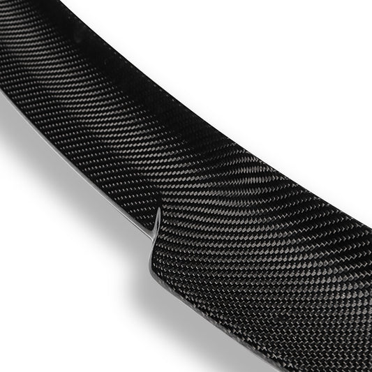 SPOILER CAR TRUNK SPOILER - 12-19 VOLKSWAGEN PASSAT - CARBON FIBER BLACK