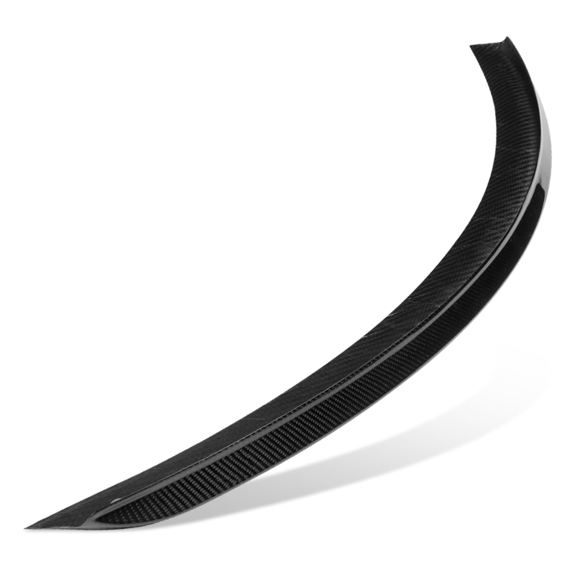 SPOILER CAR TRUNK SPOILER - 12-22 TESLA MODEL S - CARBON FIBER BLACK