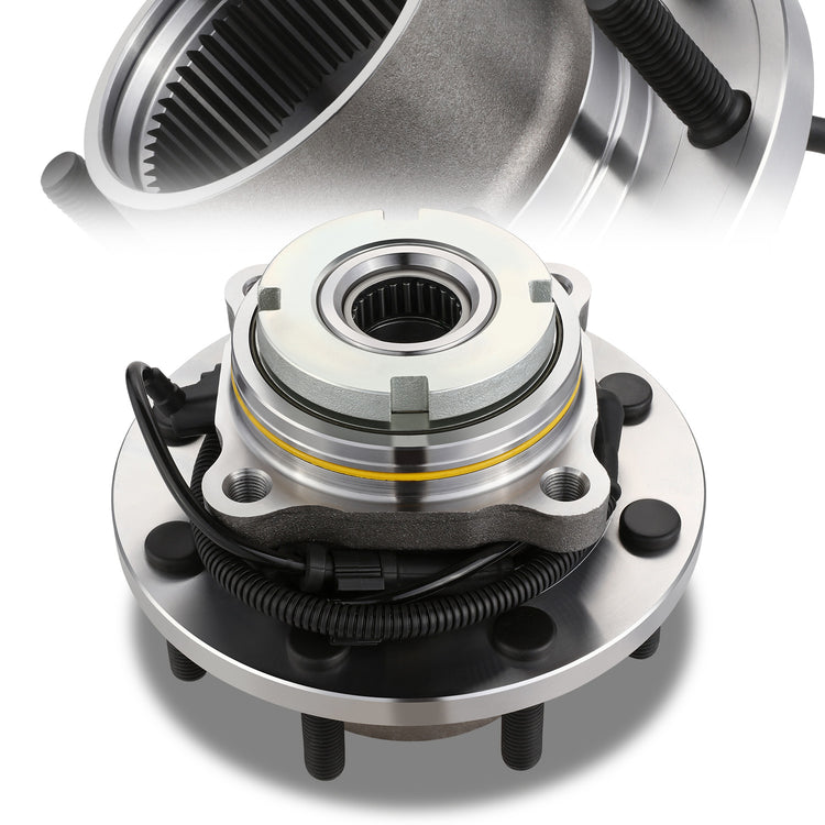 MASA DE RUEDA WHEEL HUBS & BEARINGS - FORD F-250 SUPER DUTY 1999-2004 / FORD F-350 SUPER DUTY 1999-2004 / FORD F-450 SUPER DUTY 1999-2004 / FORD F-550 SUPER DUTY 1999-2004 - 4WD - W/ DUAL REAR WHEELS (DRW) - W/ 14MM-2.00MM COARSE THREAD