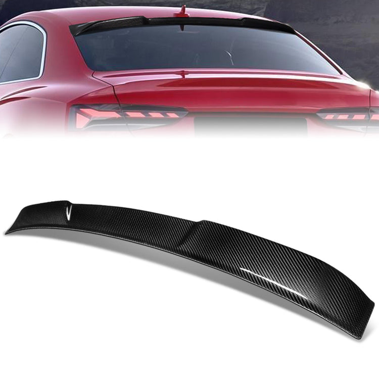 SPOILER CAR ROOF SPOILER - 18-21 AUDI A5 / 17-21 AUDI A5 QUATTRO / 18-21 AUDI RS5 / 17-21 AUDI S5 - CARBON FIBER BLACK