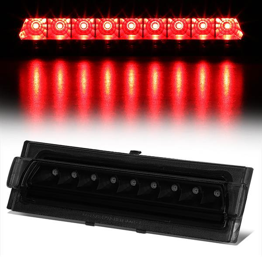 LUZ DE FRENO 91-96 CHEVY CORVETTE - PLUGS INTO FACTORY BULB SOCKET - LED - BLACK / SMOKE