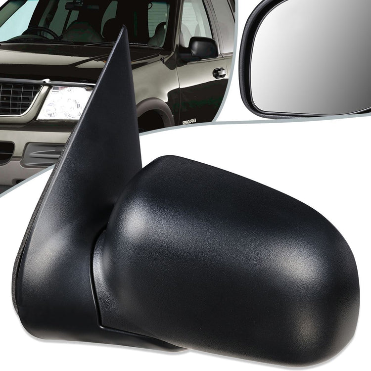 RETROVISOR MIRROR - OEM - 02-05 FORD EXPLORER / 02-05 MERCURY MOUNTAINEER - POWERED - TEXTURED - BLACK - LEFT