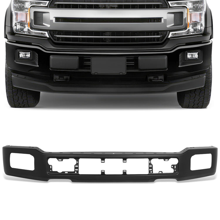 DEFENSA 18-20 FORD F-150, EXCLUDES RAPTOR MODELS; W/ FOG LAMPS - BLACK