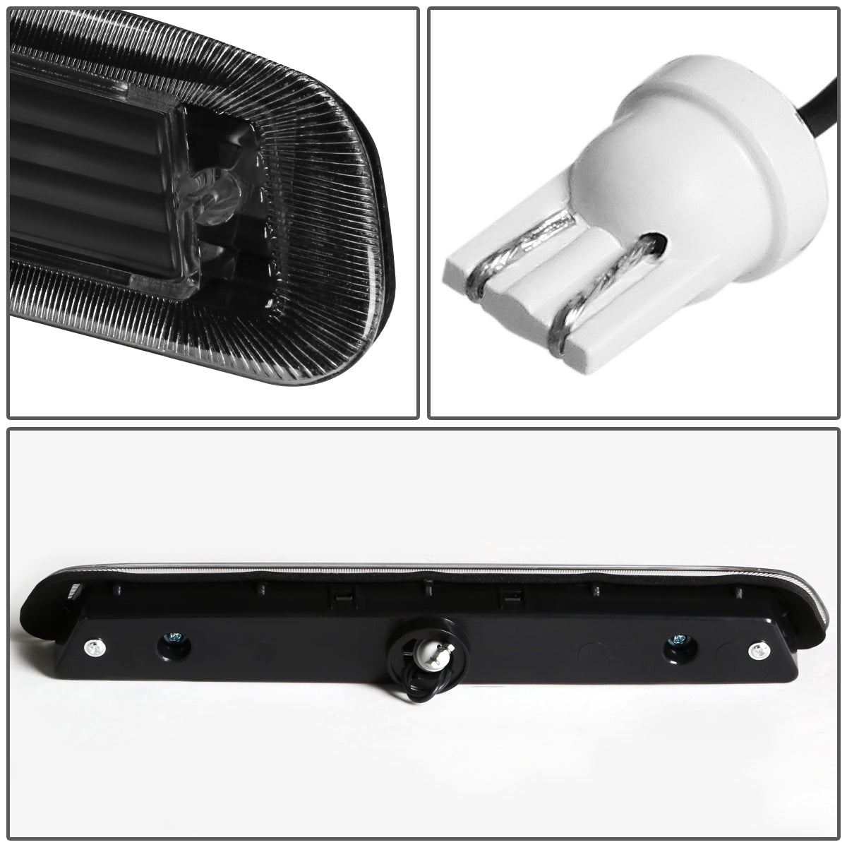 LUZ DE FRENO 03-09 TOYOTA 4RUNNER - FITS MODELS WITHOUT REAR SPOILER - LED - BLACK