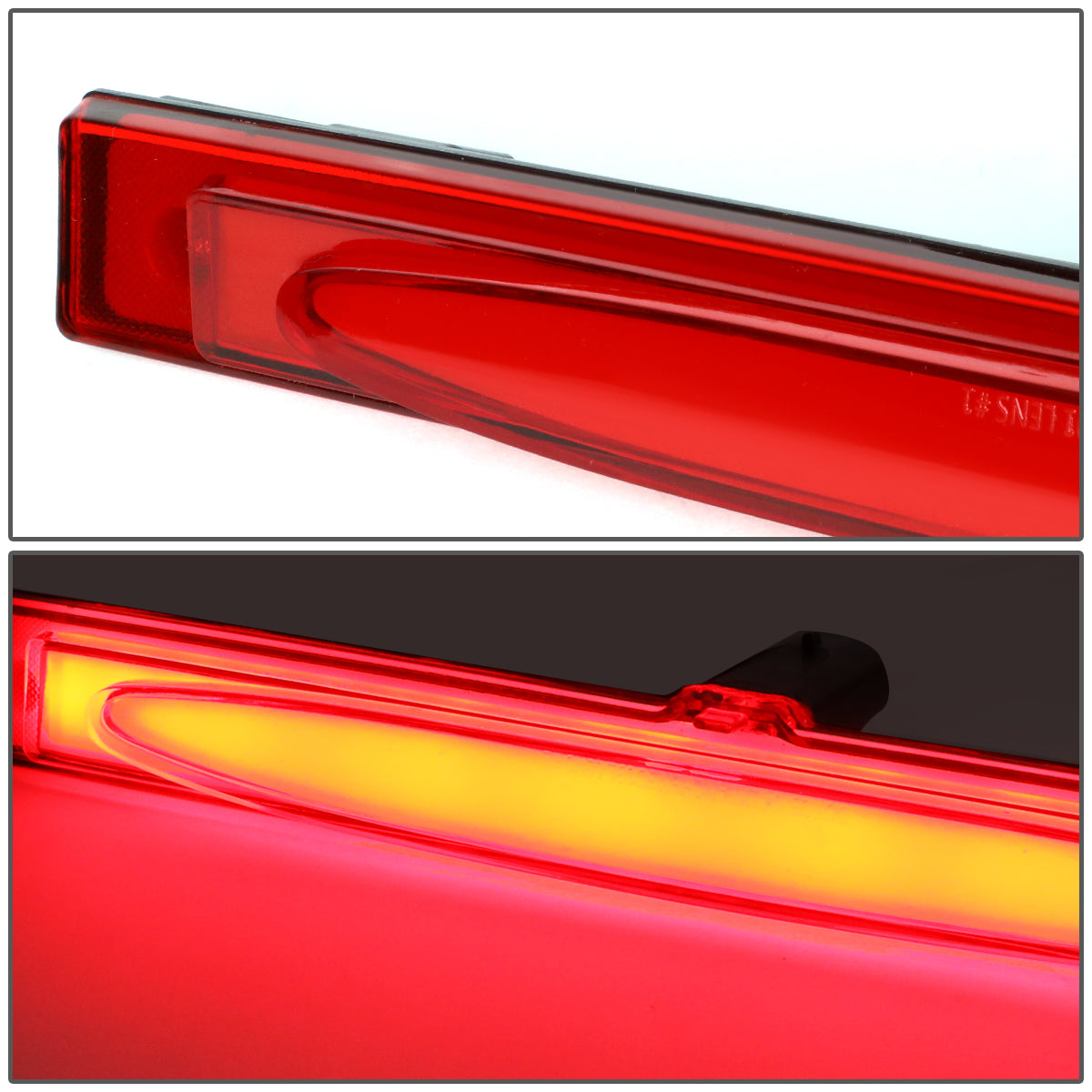 LUZ DE FRENO 05-13 CHEVY CORVETTE - 3D - LED - RED