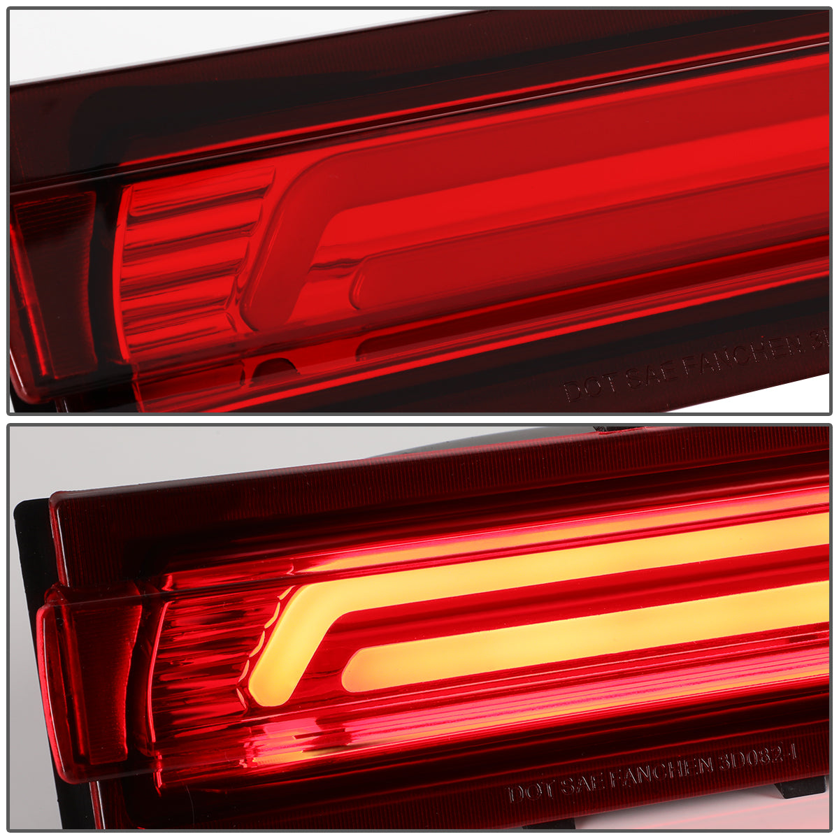 LUZ DE FRENO 91-96 CHEVY CORVETTE - PLUGS INTO FACTORY BULB SOCKET - 3D - LED - RED