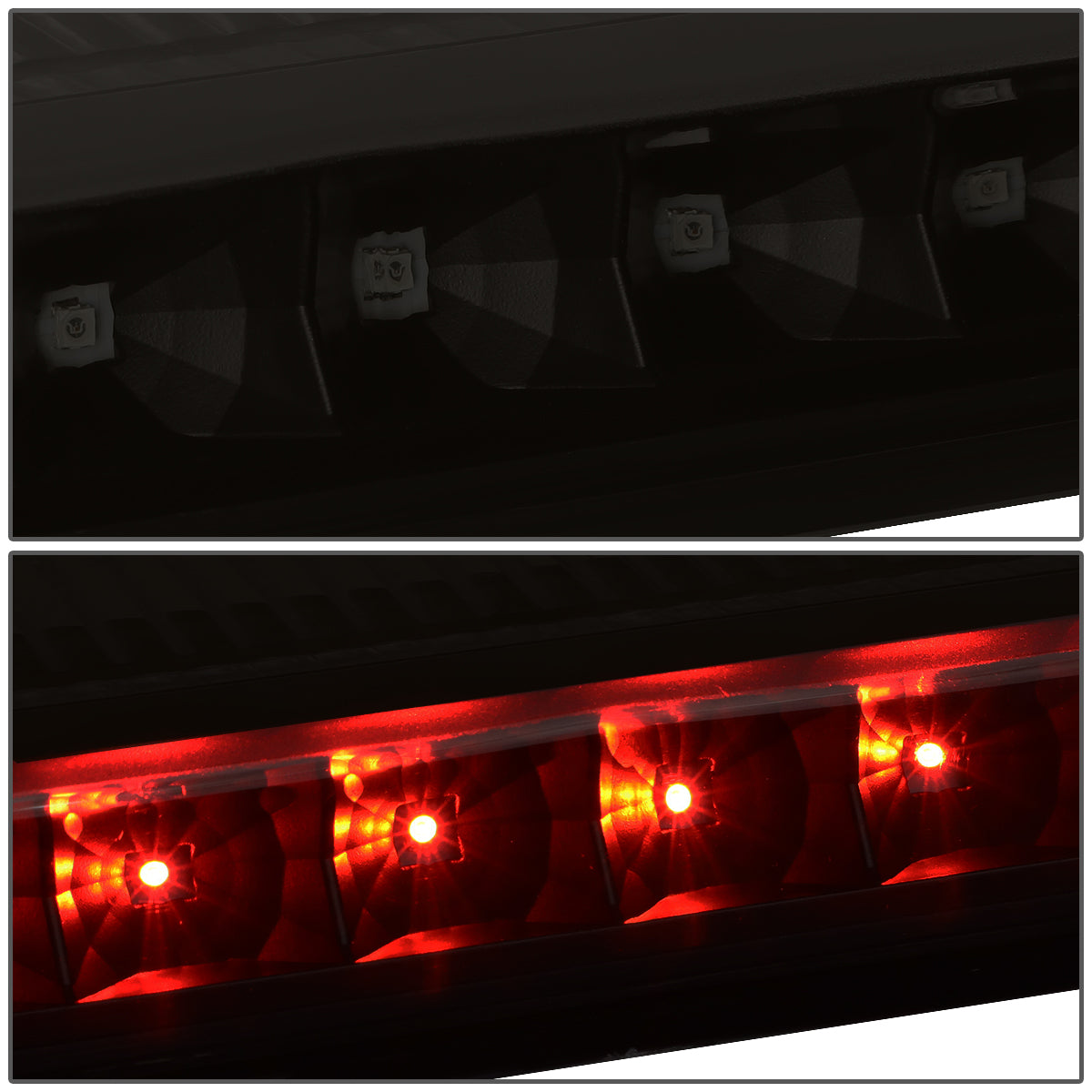 LUZ DE FRENO 13-17 CHEVY EXPRESS 1500, 2500, 3500 / GMC SAVANA 1500, 2500, 3500 - LED - BLACK / SMOKE
