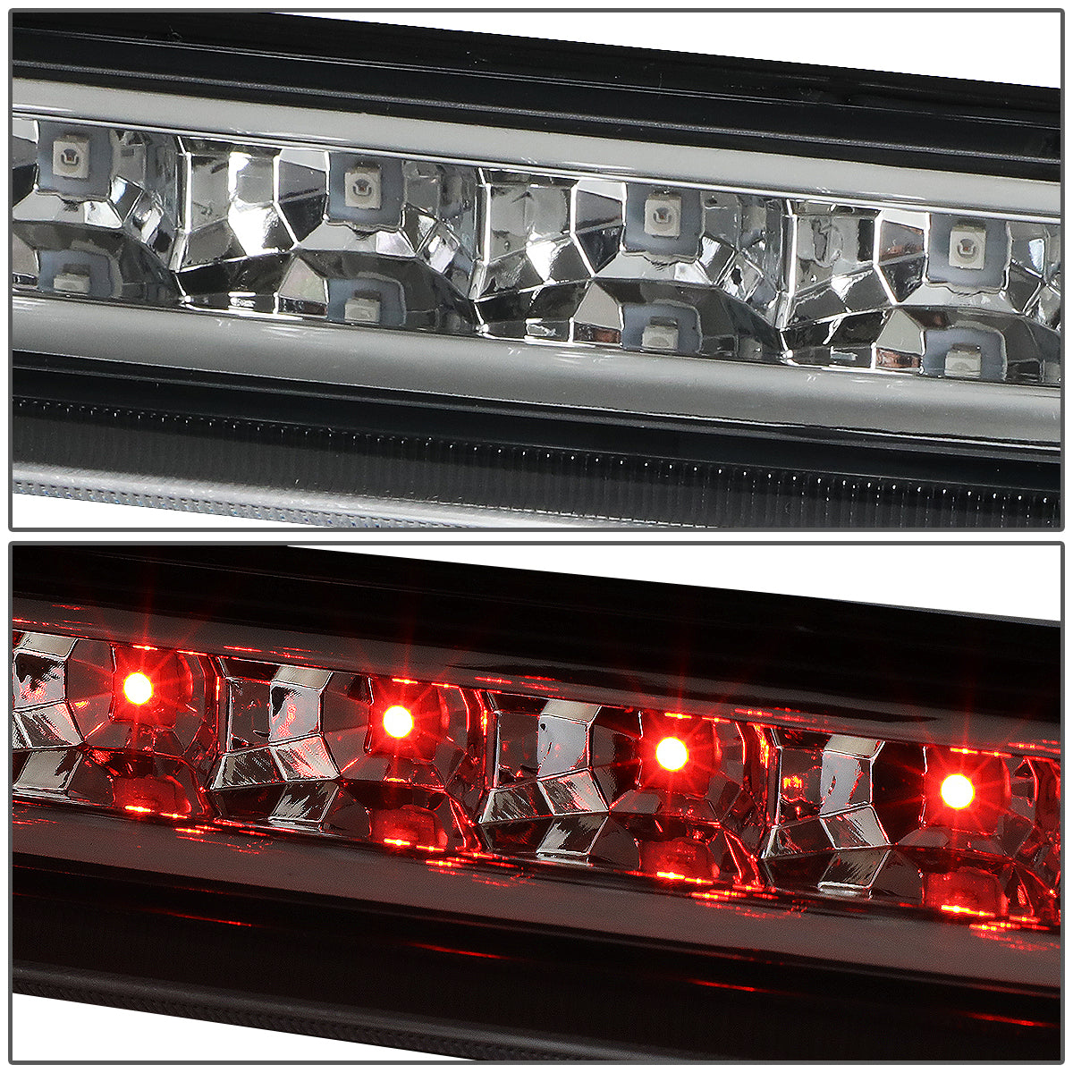 LUZ DE FRENO 07-14 CHEVY SUBURBAN 1500, 2500, TAHOE / GMC YUKON, XL 1500, 2500 - LED - CHROME