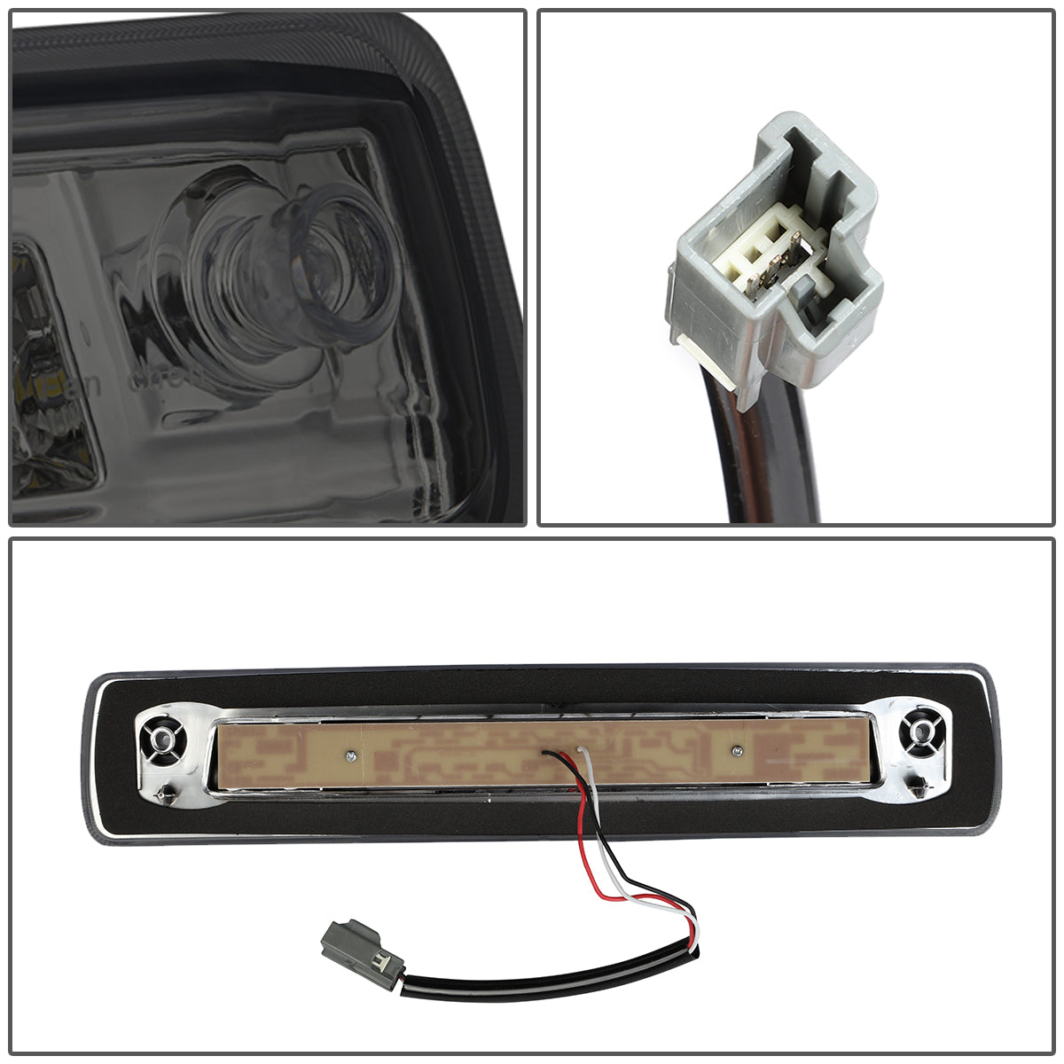 LUZ DE FRENO 15-18 CHEVY COLORADO, GMC CANYON - 3D - LED - SMOKE