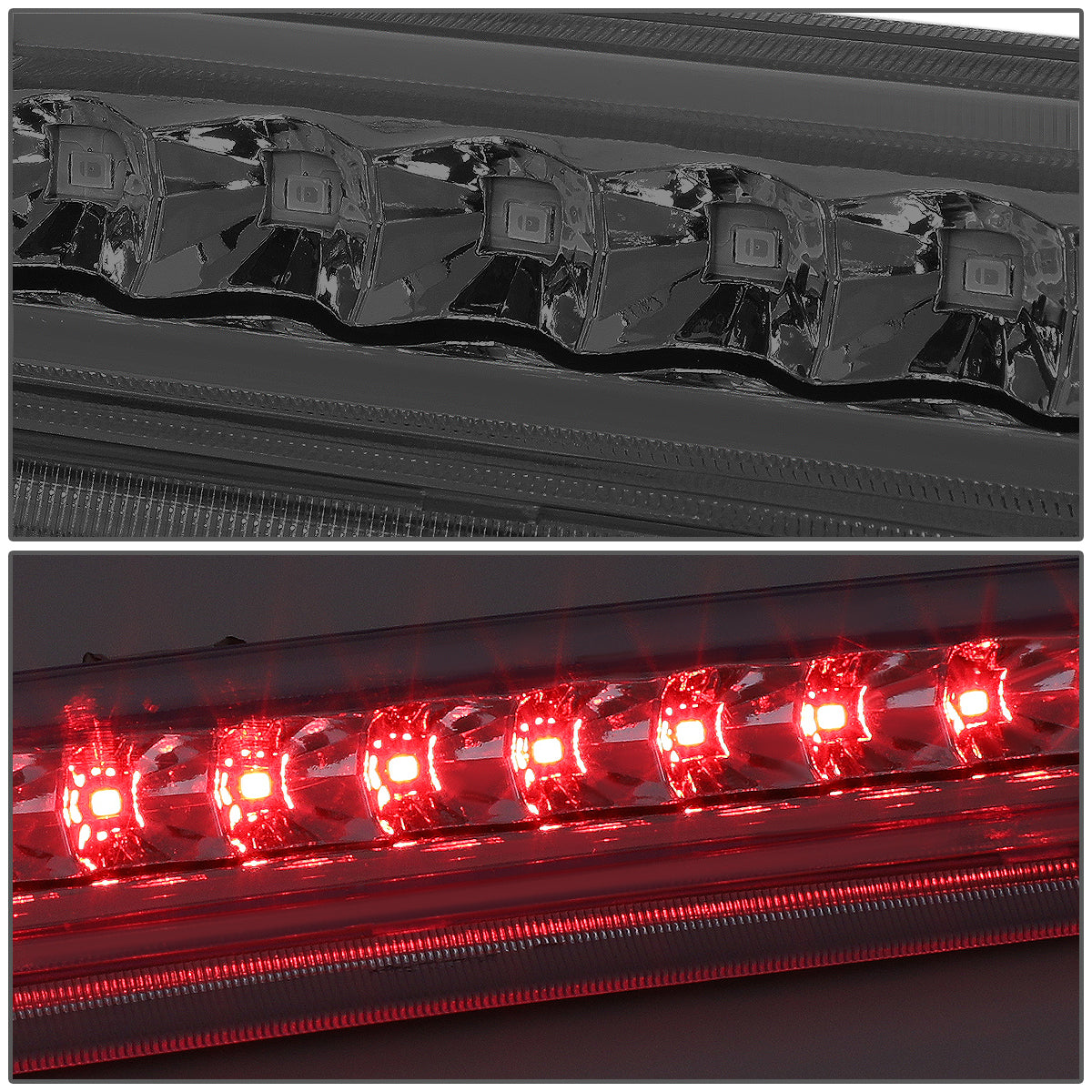 LUZ DE FRENO 04-07 BUICK RAINIER / 02-09 GMC ENVOY, CHEVROLET TRAILBLAZER / 04-06 CHEVROLET TRAILBLAZER EXT / 02-06 GMC ENVOY XL / 03-08 ISUZU ASCENDER / 02-04 OLDSMOBILE BRAVADA / 05-09 SAAB 9-7X - LED - SMOKE