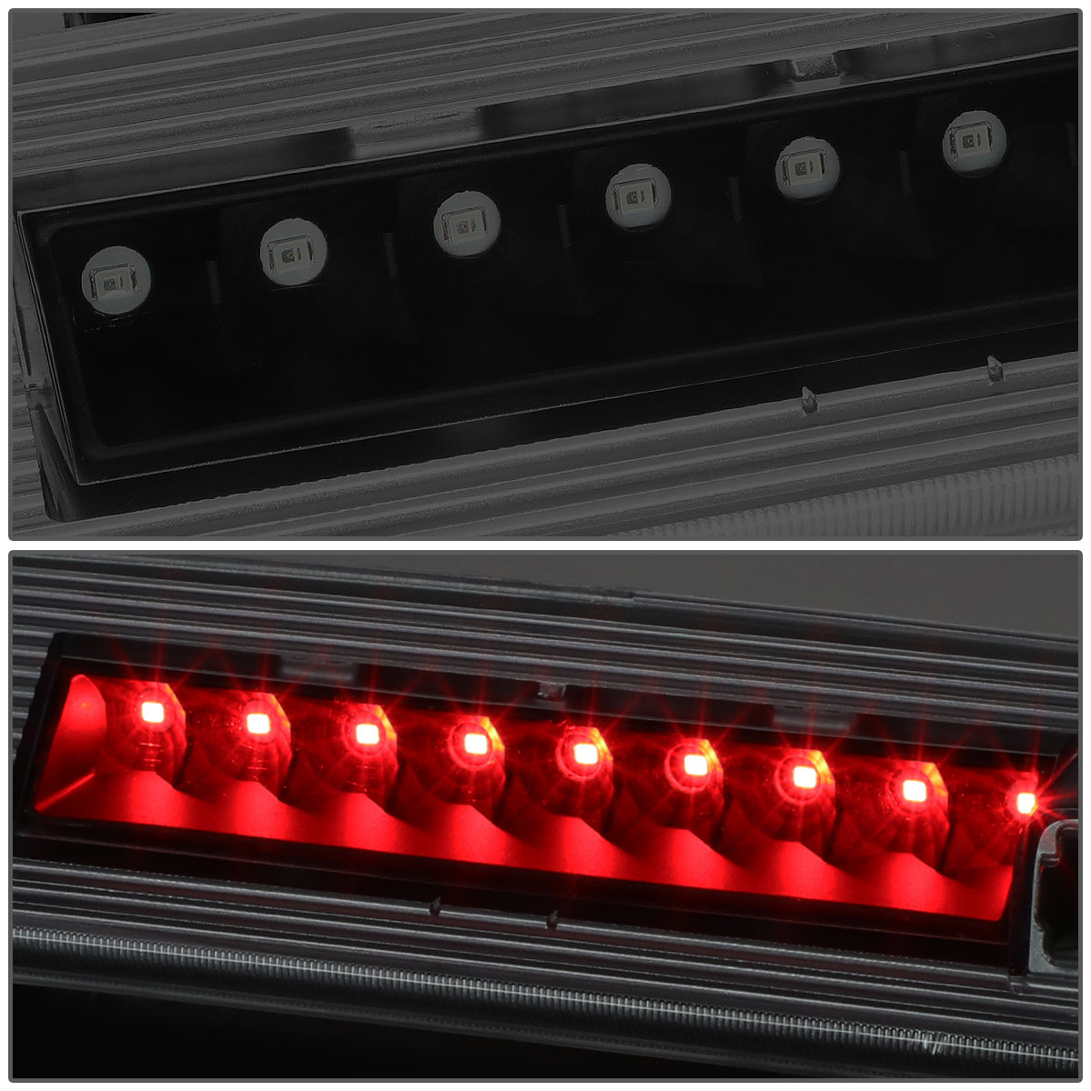 LUZ DE FRENO 07-12 DODGE NITRO - LED - BLACK / SMOKE