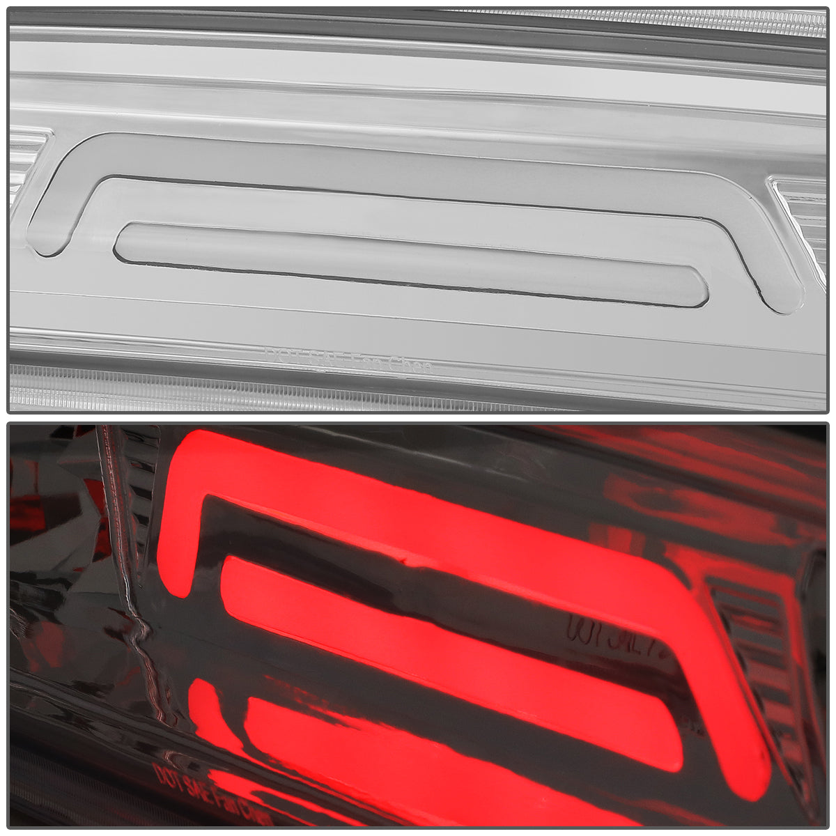 LUZ DE FRENO 09-17 DODGE RAM 1500 / 10-17 DODGE RAM 2500, 3500 - 3D - LED - CHROME