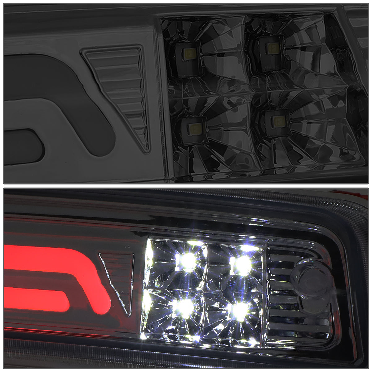 LUZ DE FRENO 09-17 DODGE RAM 1500 / 10-17 DODGE RAM 2500, 3500 - 3D - LED - SMOKE