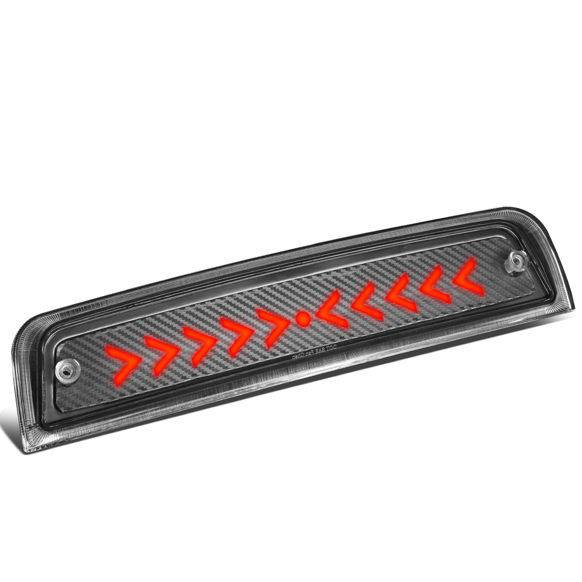 LUZ DE FRENO 09-18 DODGE RAM 1500 / 10-18 DODGE RAM 2500, 3500, 4500, 5500 - 3D - LED - SEQUENTIAL ARROW LED - BLACK