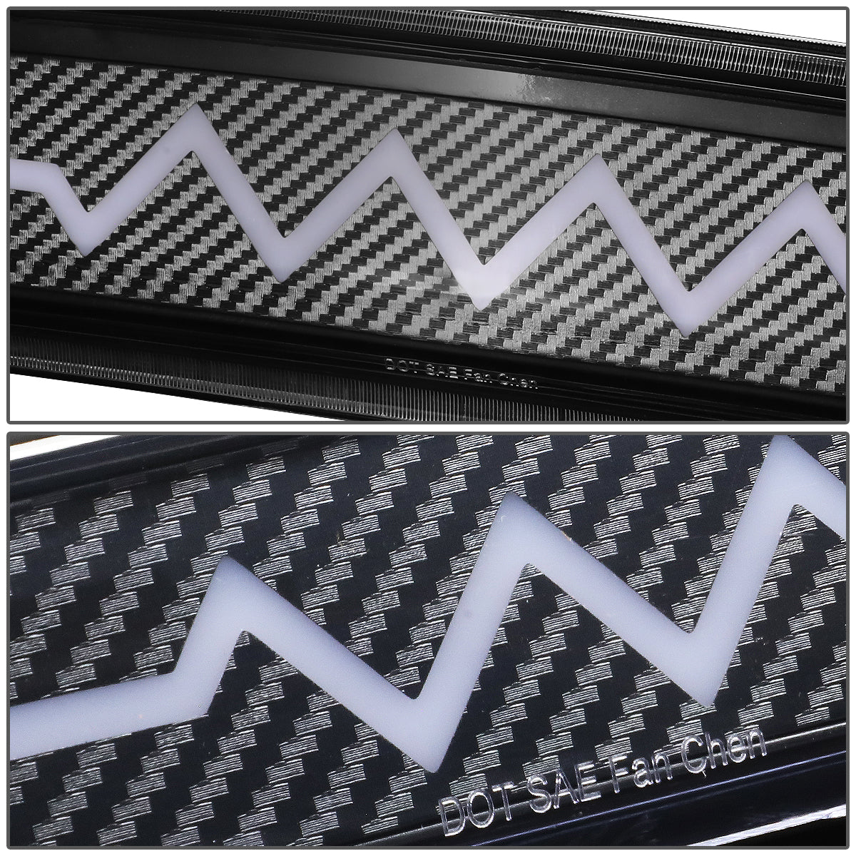 LUZ DE FRENO 09-18 DODGE RAM 1500 / 10-18 DODGE RAM 2500, 3500, 4500, 5500 - 3D - LED - SEQUENTIAL HEARTBEAT LED - BLACK