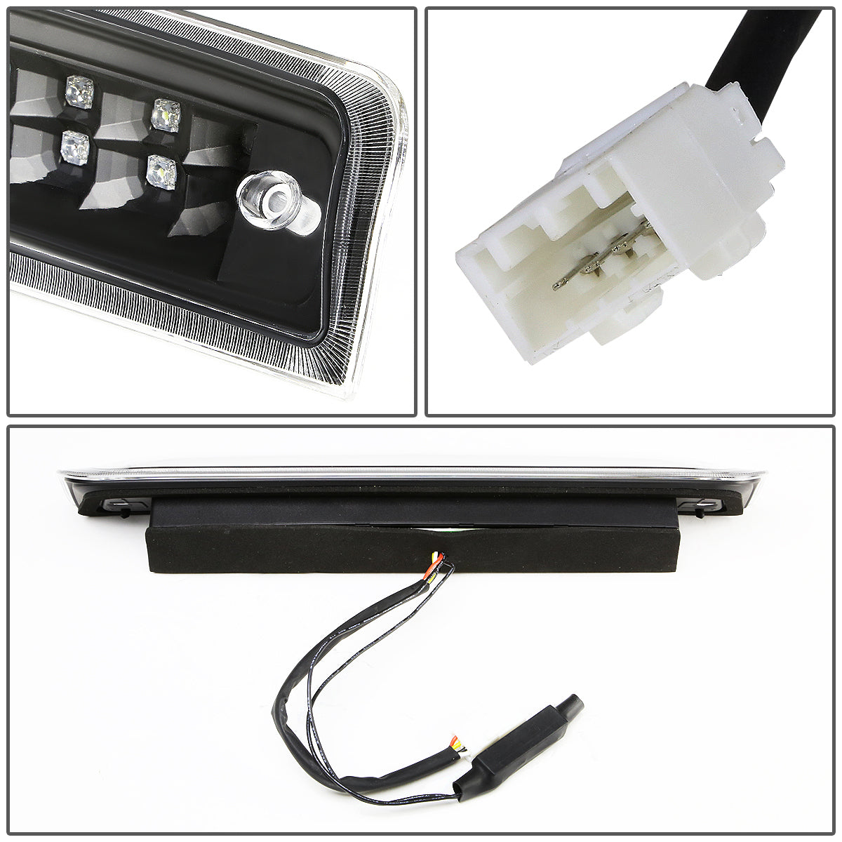 LUZ DE FRENO 09-17 DODGE RAM 1500 / 10-17 RAM 2500, 3500 - FITS MODELS WITH CARGO LIGHTS ONLY - LED - BLACK