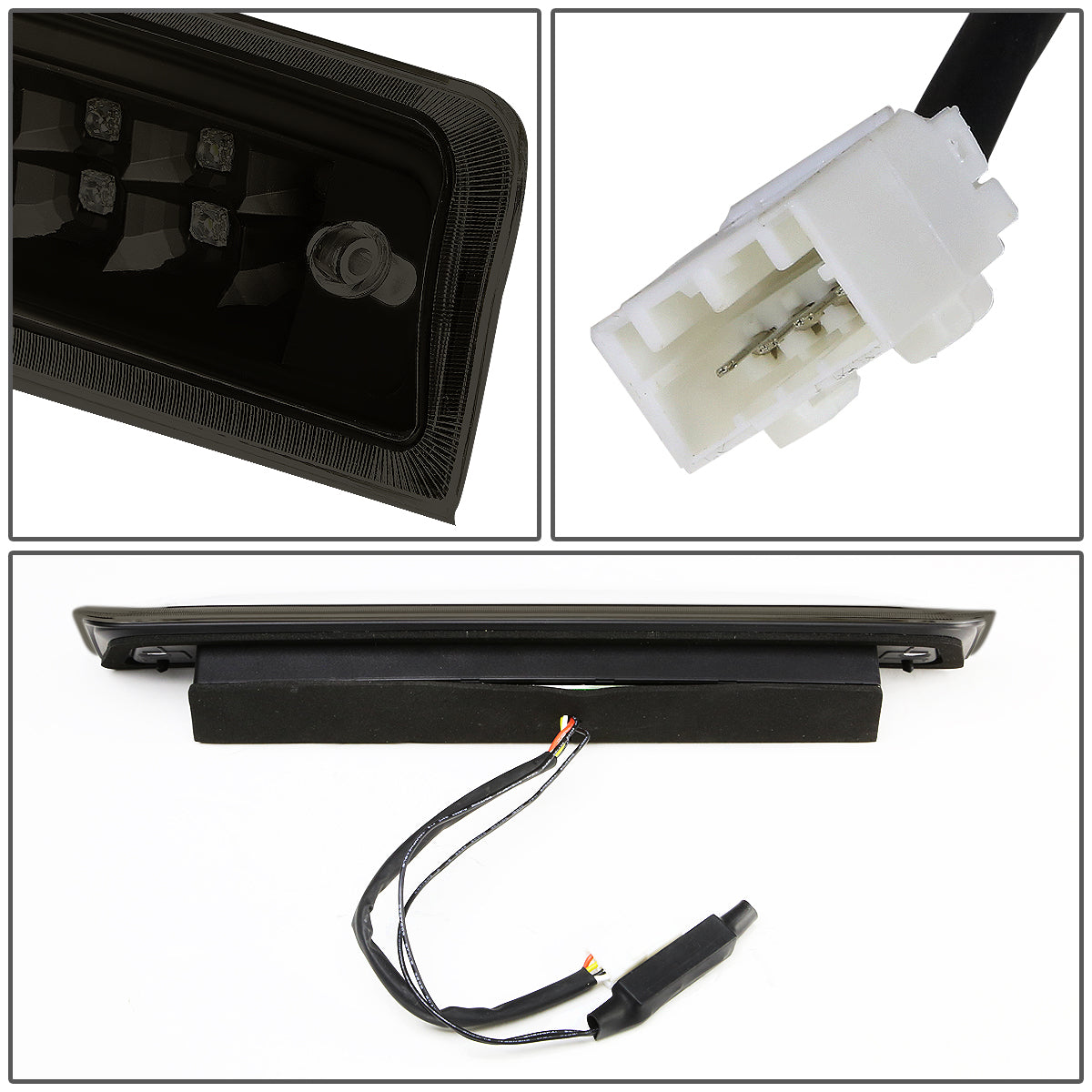 LUZ DE FRENO 09-17 DODGE RAM 1500 / 10-17 RAM 2500, 3500 - FITS MODELS WITH CARGO LIGHTS ONLY - LED - BLACK / SMOKE