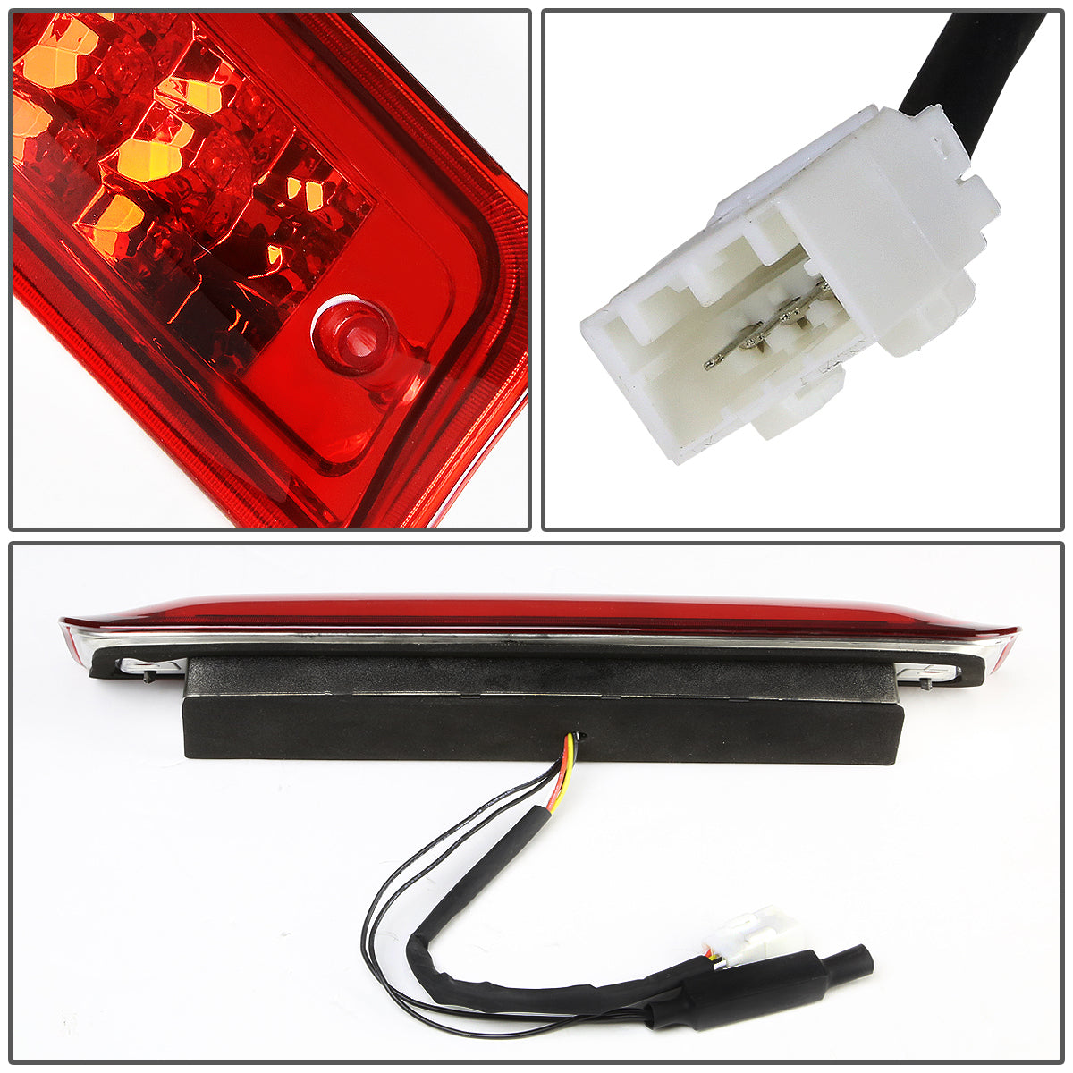 LUZ DE FRENO 09-17 DODGE RAM 1500 / 10-17 RAM 2500, 3500 - FITS MODELS WITH CARGO LIGHTS ONLY - LED - RED