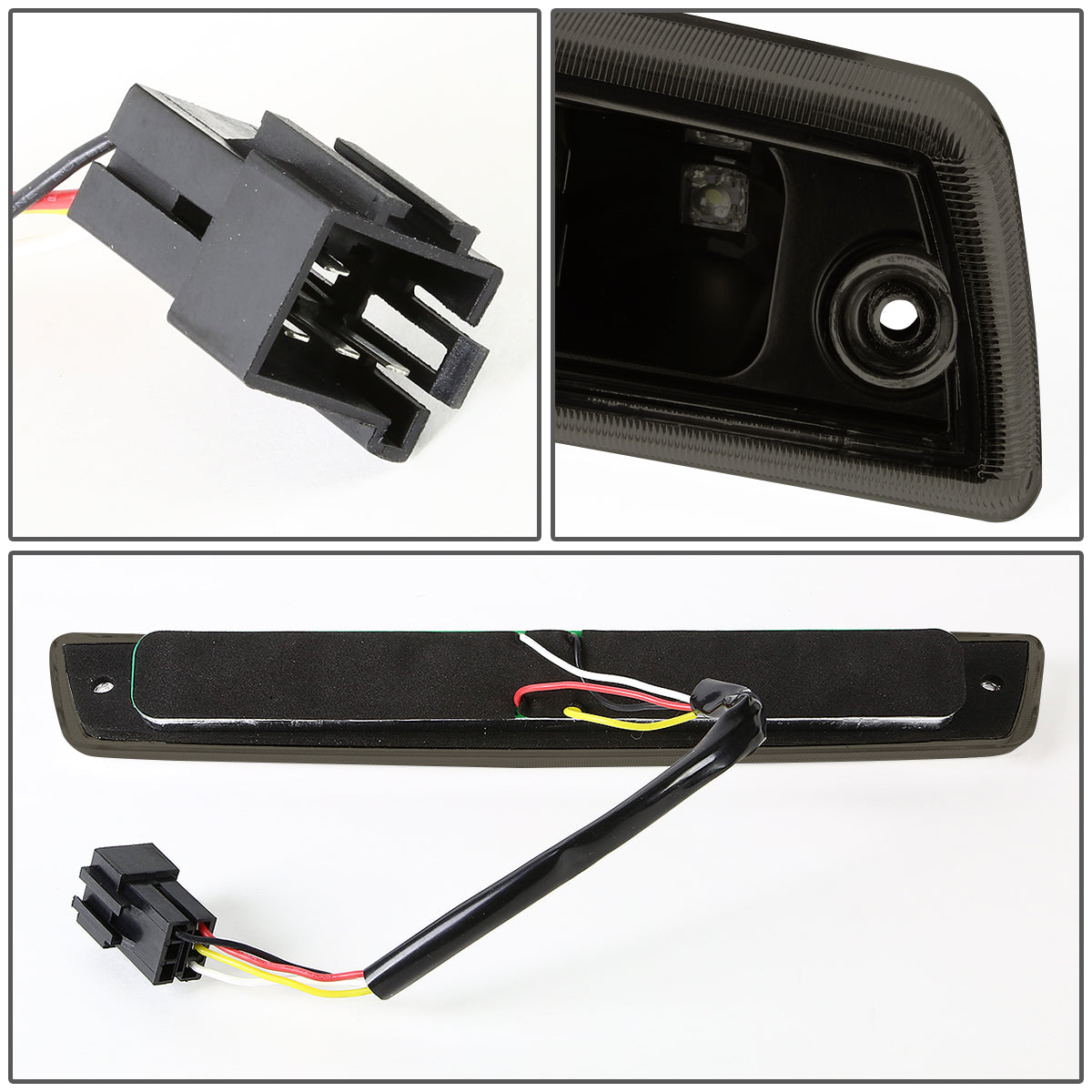 LUZ DE FRENO 94-01 DODGE RAM 1500 / 94-02 DODGE RAM 2500, 3500 - FITS MODELS WITH CARGO LIGHTS ONLY - LED - BLACK / SMOKE