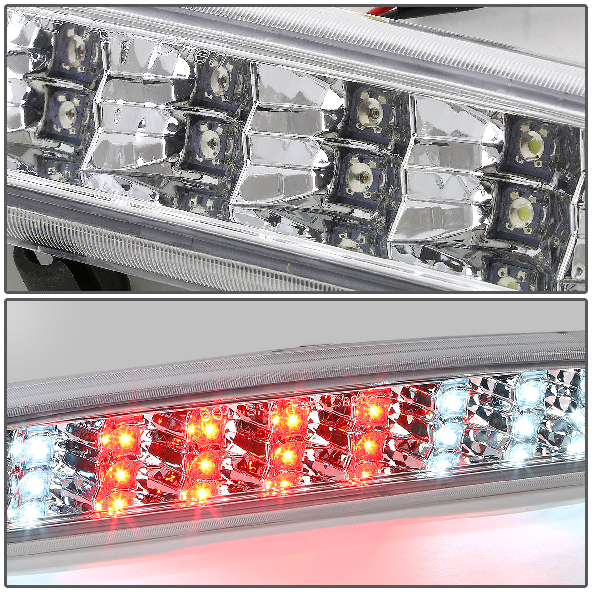 LUZ DE FRENO 94-01 DODGE RAM 1500 / 94-02 DODGE RAM 2500, 3500 - FITS MODELS WITH CARGO LIGHTS ONLY - LED - CHROME