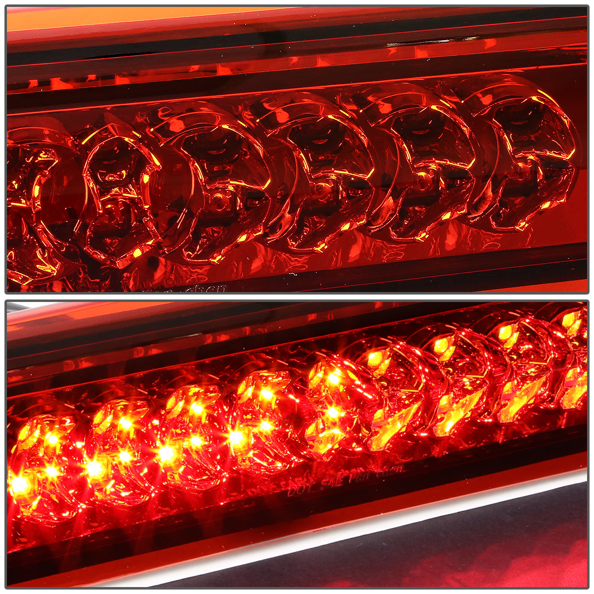 LUZ DE FRENO 02-08 DODGE RAM 1500 / 03-09 RAM 2500, 3500 - FITS MODELS WITH CARGO LIGHTS ONLY - LED - RED