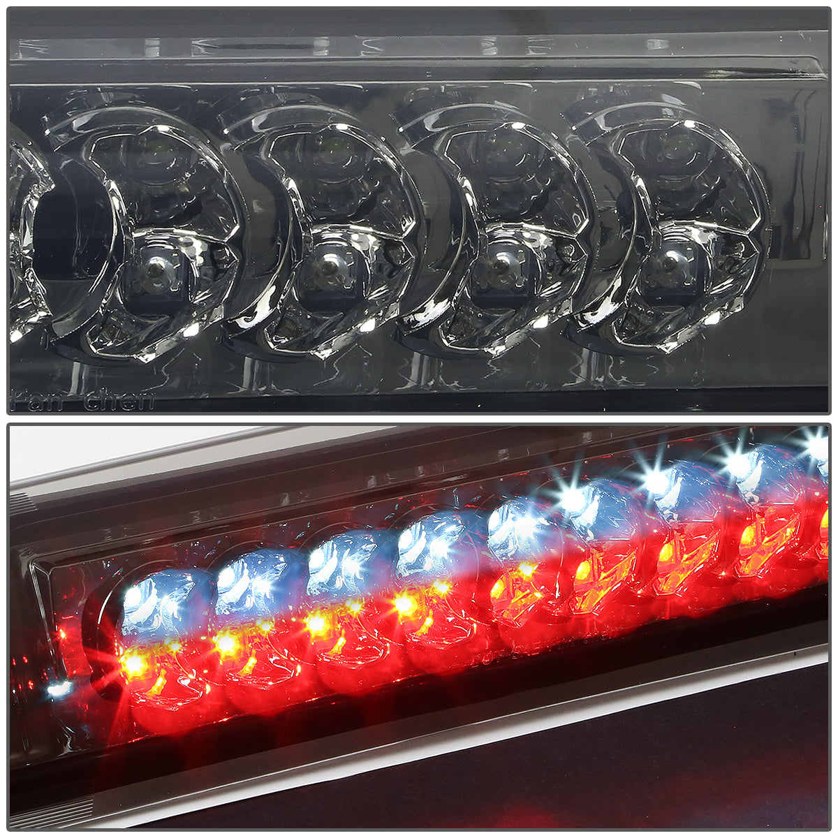 LUZ DE FRENO 02-08 DODGE RAM 1500 / 03-09 RAM 2500, 3500 - FITS MODELS WITH CARGO LIGHTS ONLY - LED - SMOKE
