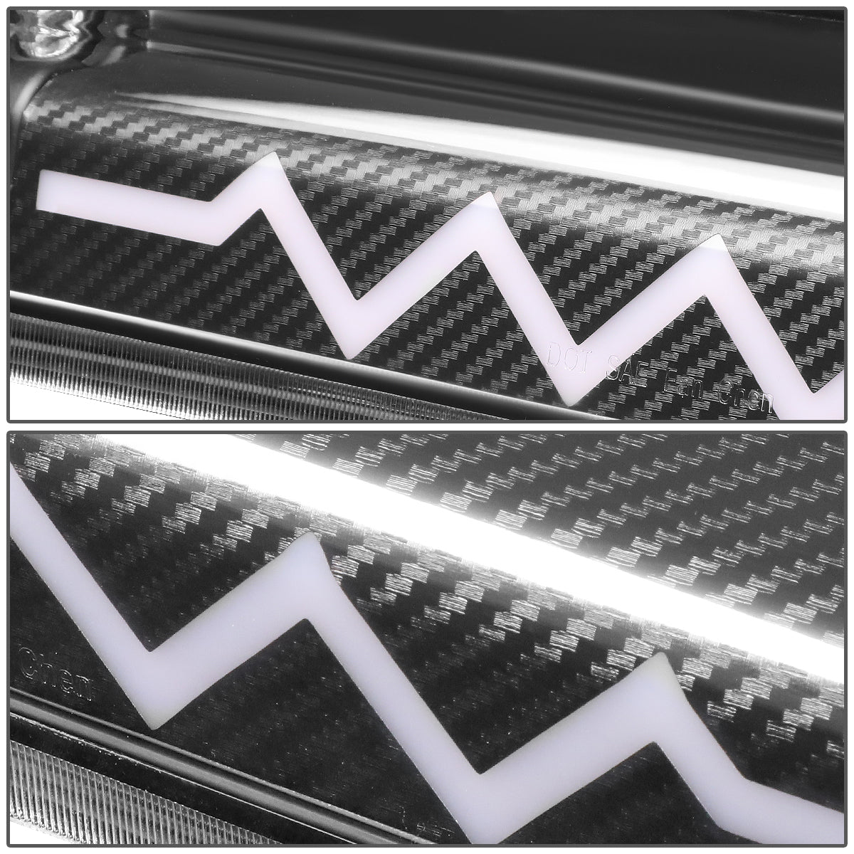 LUZ DE FRENO 07-10 FORD EXPLORER SPORT TRAC / 04-08 FORD F-150 - 3D - LED - SEQUENTIAL HEARTBEAT LED - BLACK