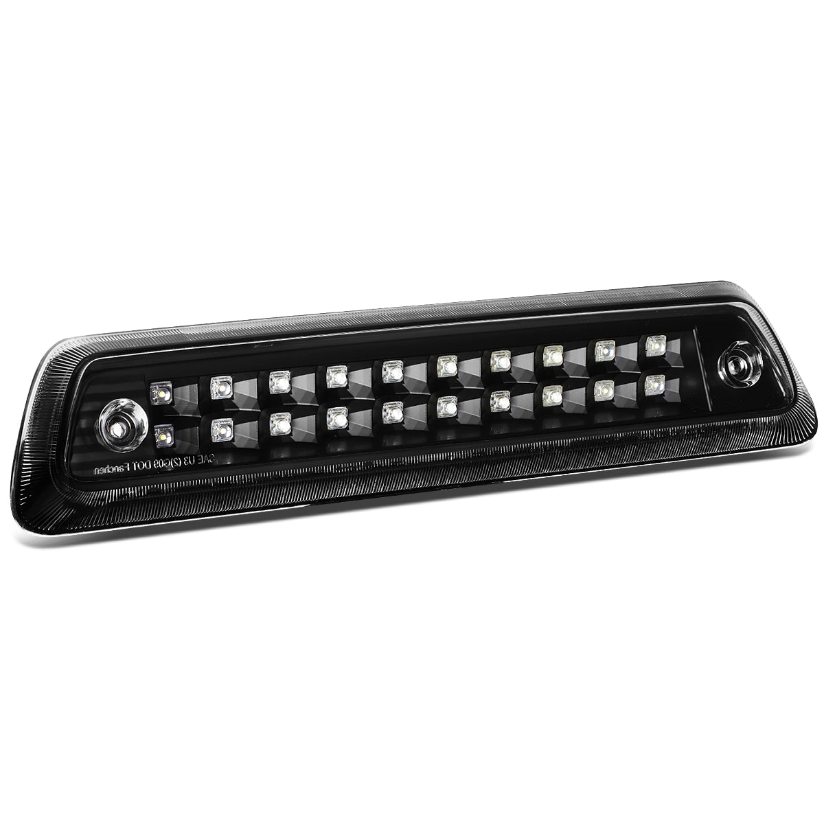 LUZ DE FRENO 09-14 FORD F-150 / 10-14 LINCOLN MARK LT - DOES NOT FIT SVT RAPTOR, MODELS WITH HILL DESCENT CONTROL - LED - BLACK