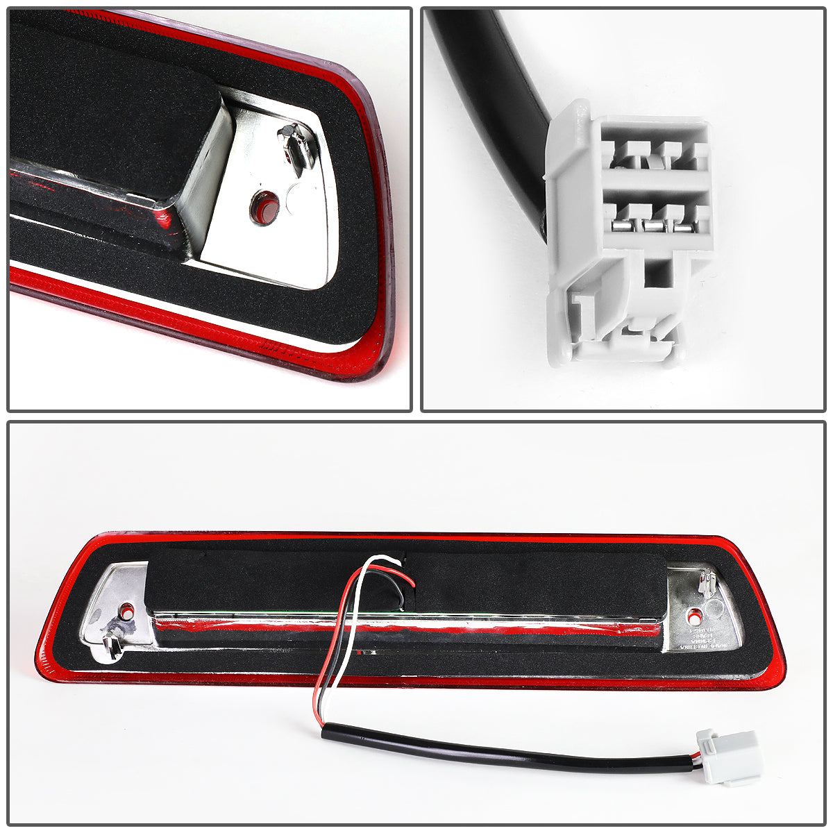 LUZ DE FRENO 09-14 FORD F-150 / 10-14 LINCOLN MARK LT - DOES NOT FIT SVT RAPTOR, MODELS WITH HILL DESCENT CONTROL - LED - RED