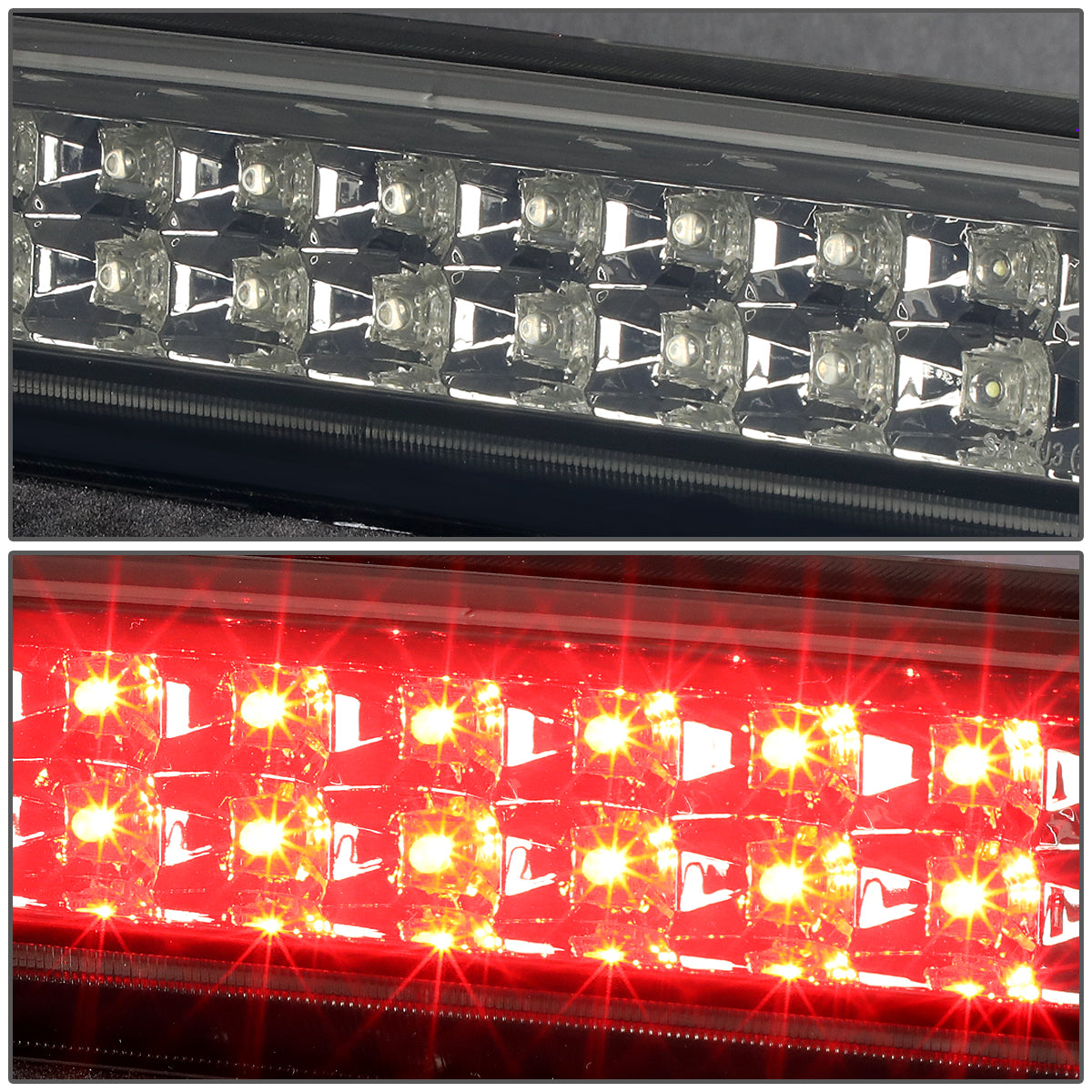 LUZ DE FRENO 09-14 FORD F-150 / 10-14 LINCOLN MARK LT - DOES NOT FIT SVT RAPTOR, MODELS WITH HILL DESCENT CONTROL - LED - SMOKE