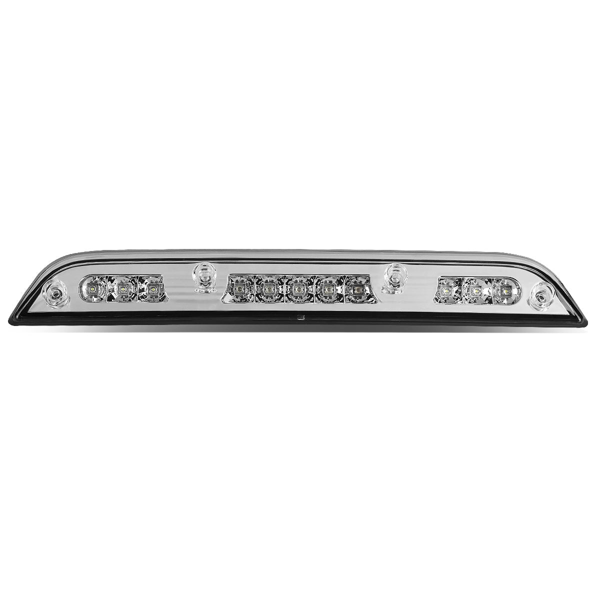 LUZ DE FRENO 15-20 FORD F-150, EXCLUDES RAPTOR MODELS /17-20 F-250, F-350, F-450, F-550 SUPER DUTY MODELS - ONLY FITS MODELS WITH FACORY LED THIRD BRAKE LIGHT - LED - CHROME