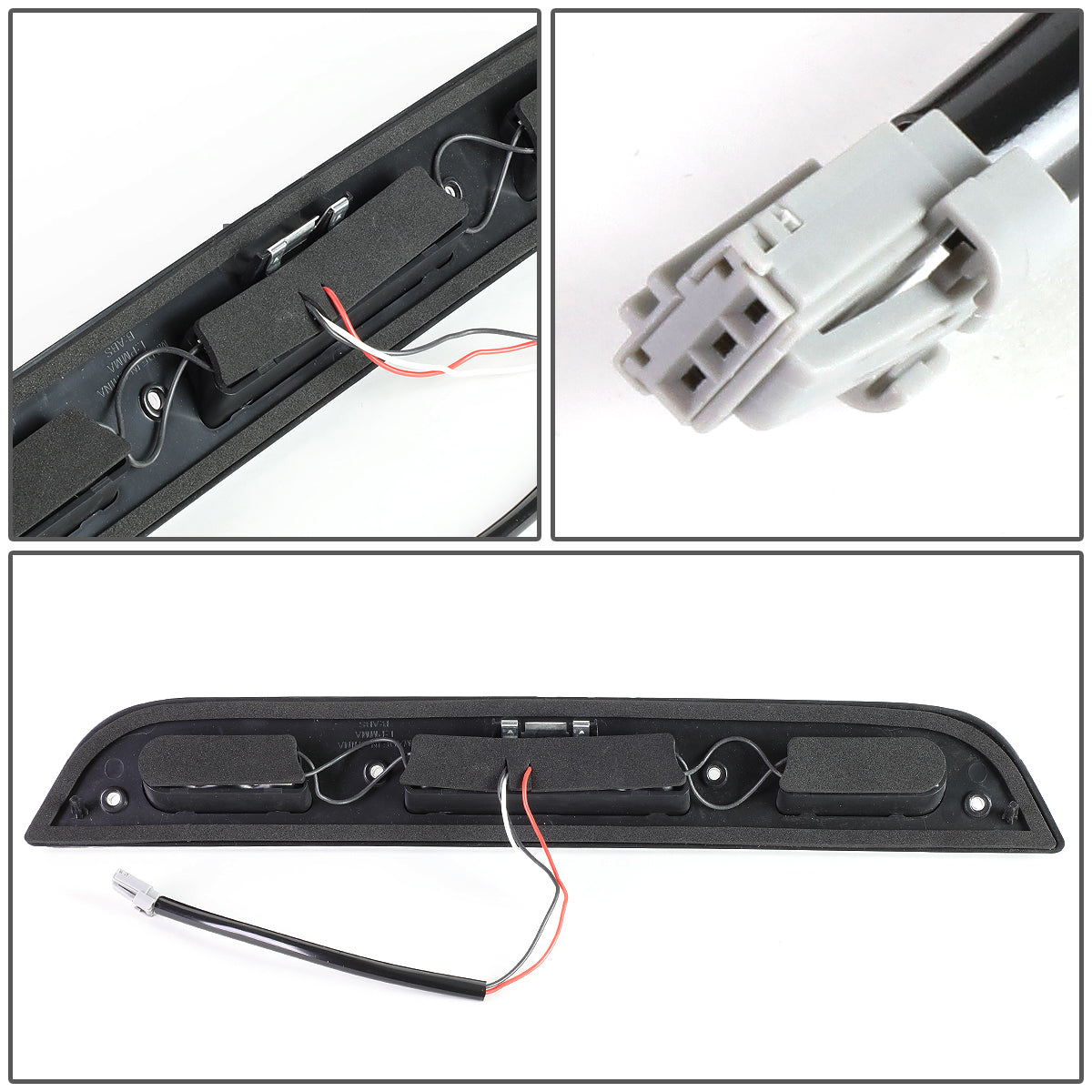 LUZ DE FRENO 15-20 FORD F-150, EXCLUDES RAPTOR MODELS /17-20 F-250, F-350, F-450, F-550 SUPER DUTY MODELS - ONLY FITS MODELS WITH FACORY LED THIRD BRAKE LIGHT - LED - SMOKE