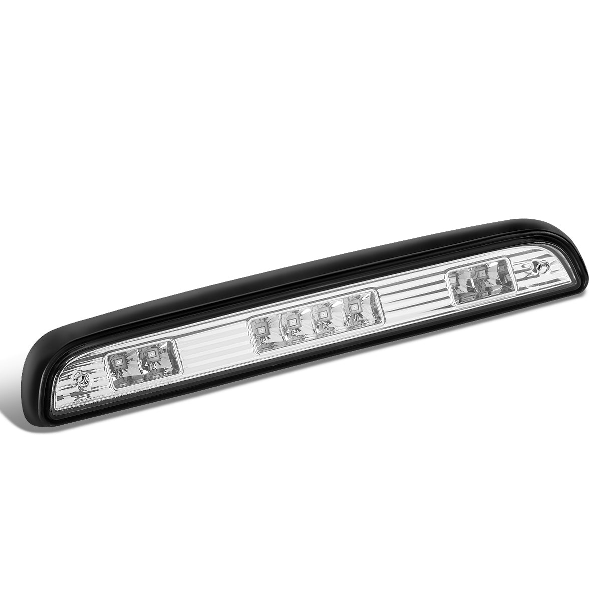 LUZ DE FRENO 92-96 FORD F-150, BRONCO / 92-97 F-250, F-350 - FITS MODELS WITHOUT REAR CARGO LIGHT - LED - CHROME