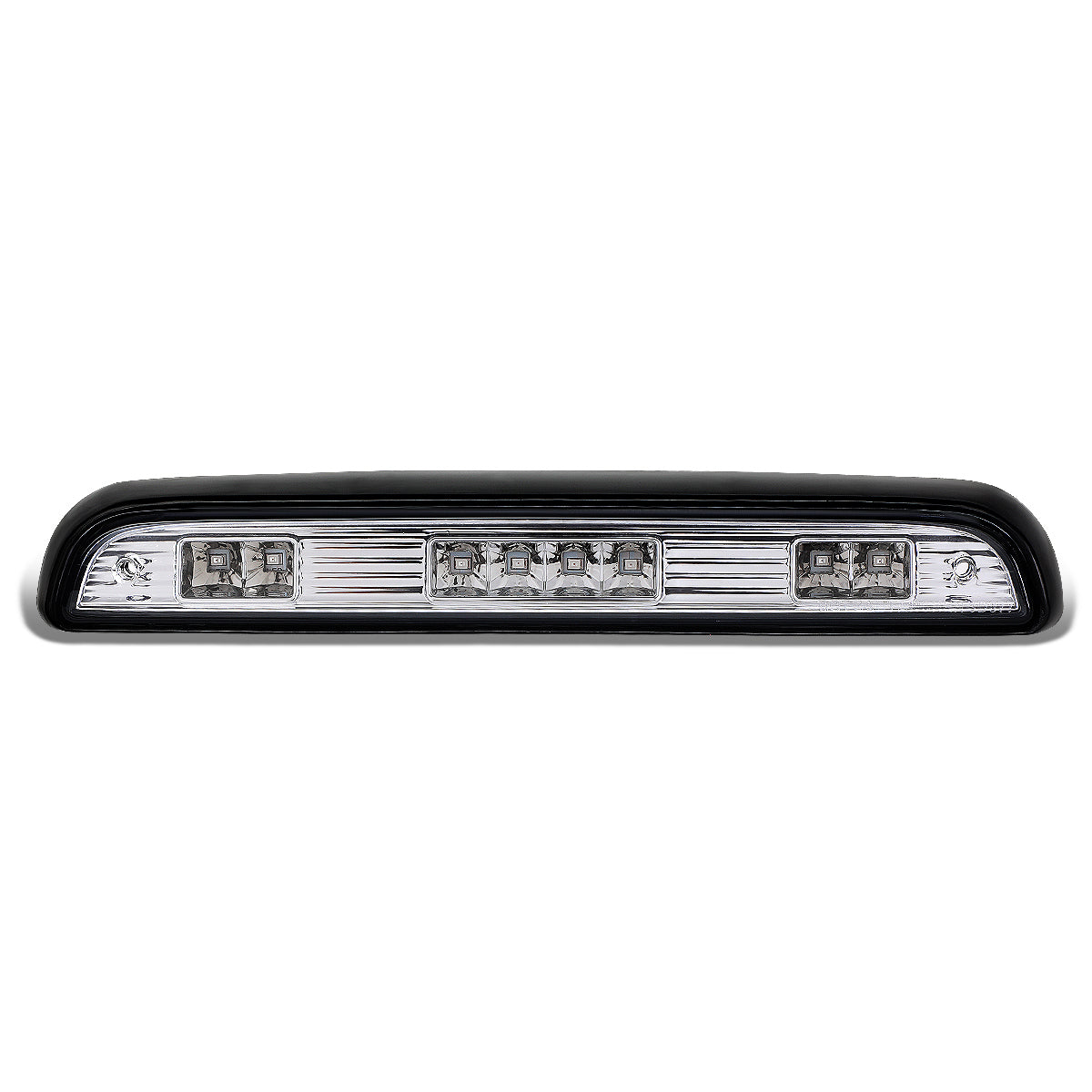 LUZ DE FRENO 92-96 FORD F-150, BRONCO / 92-97 F-250, F-350 - FITS MODELS WITHOUT REAR CARGO LIGHT - LED - CHROME