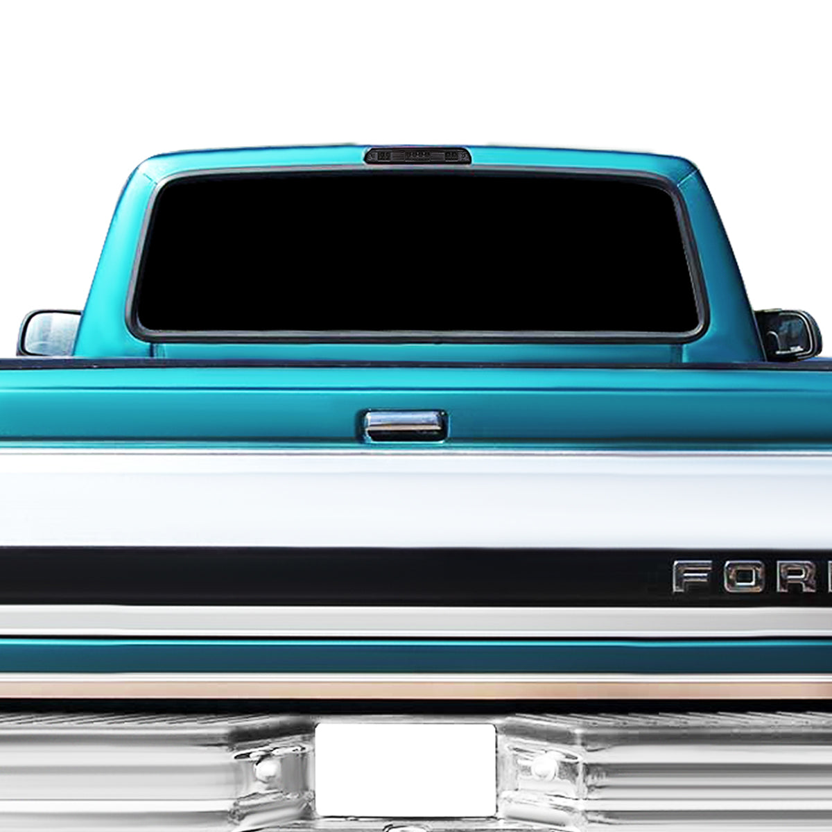 LUZ DE FRENO 92-96 FORD F-150, BRONCO / 92-97 F-250, F-350 - FITS MODELS WITHOUT REAR CARGO LIGHT - LED - SMOKE